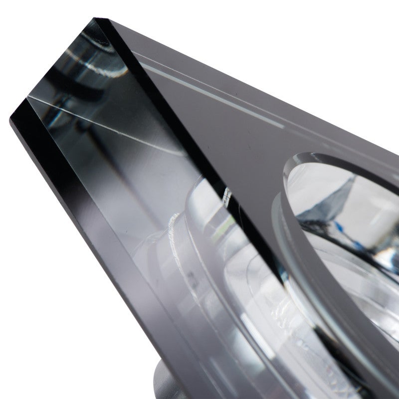 Plafonnier encastré verre noir – Accentuation – Carré 90x90mm – GX5.3 - 2