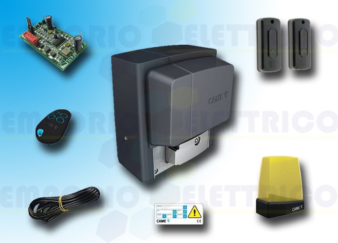 CAME U2313 Kit automazione cancello scorrevole motore BX708AGS 800Kg 230V (ex BX-78) automatismo con telecomando - fotocellula - accessori - 2