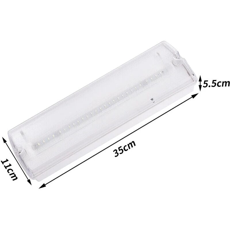 Bloc Éclairage Sécurité Autonome IP65 – 3 Heures, 200 Lumens, 27 LED, Usage Intérieur/Extérieur - 5