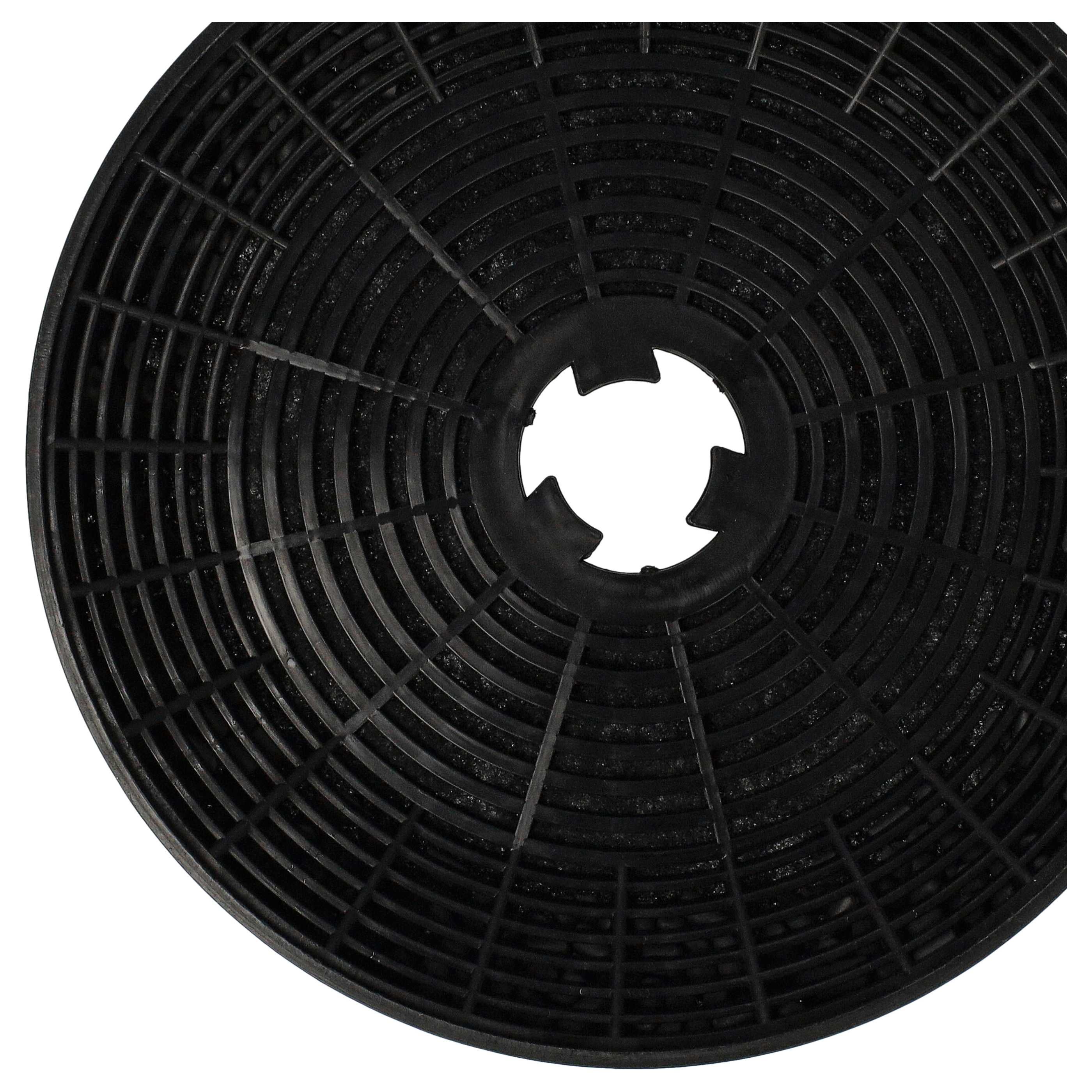 vhbw Filtre à charbon actif universel pour diverses hottes aspirantes - 16 cm - 5