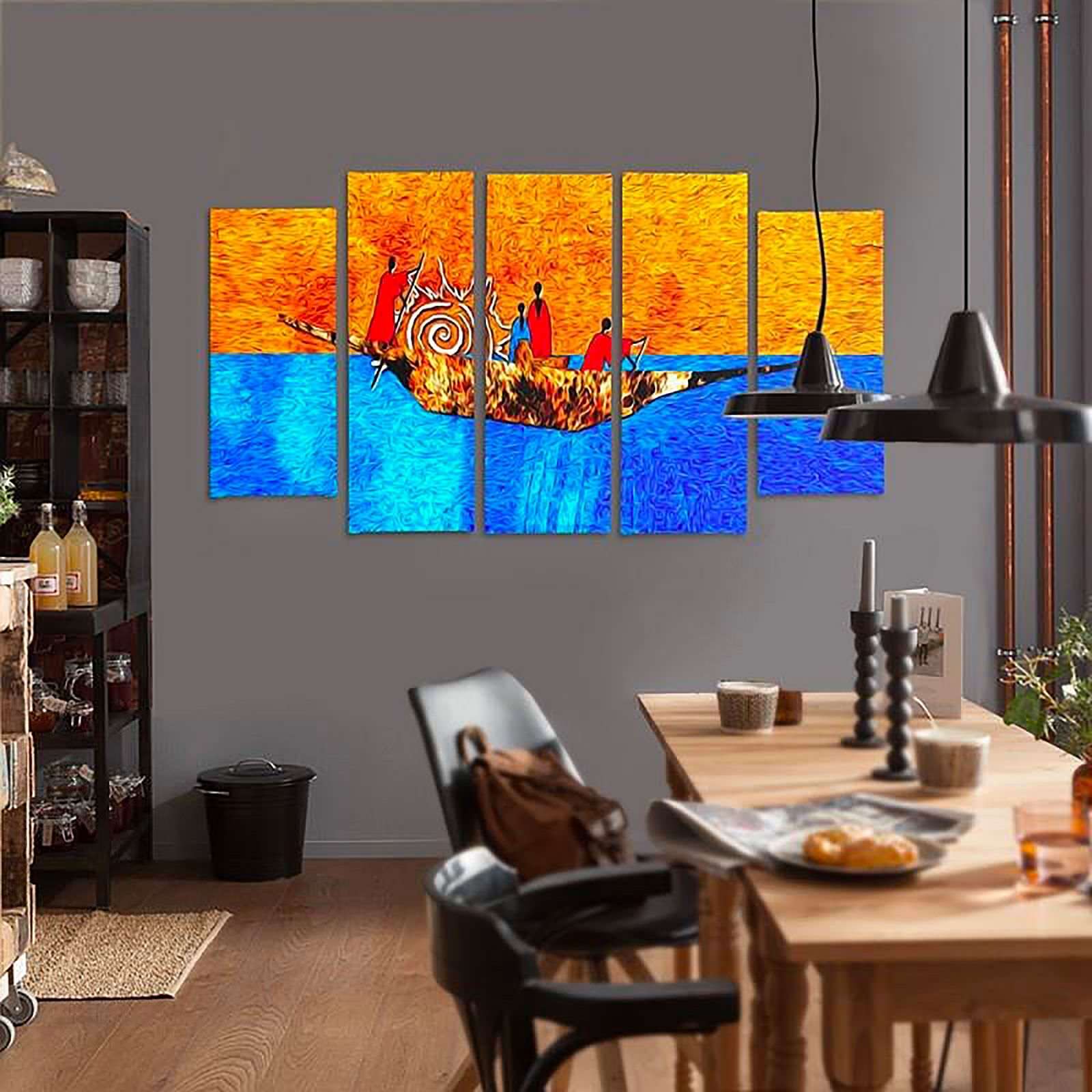 Tableau sur le - 100 x 70 cm - 5