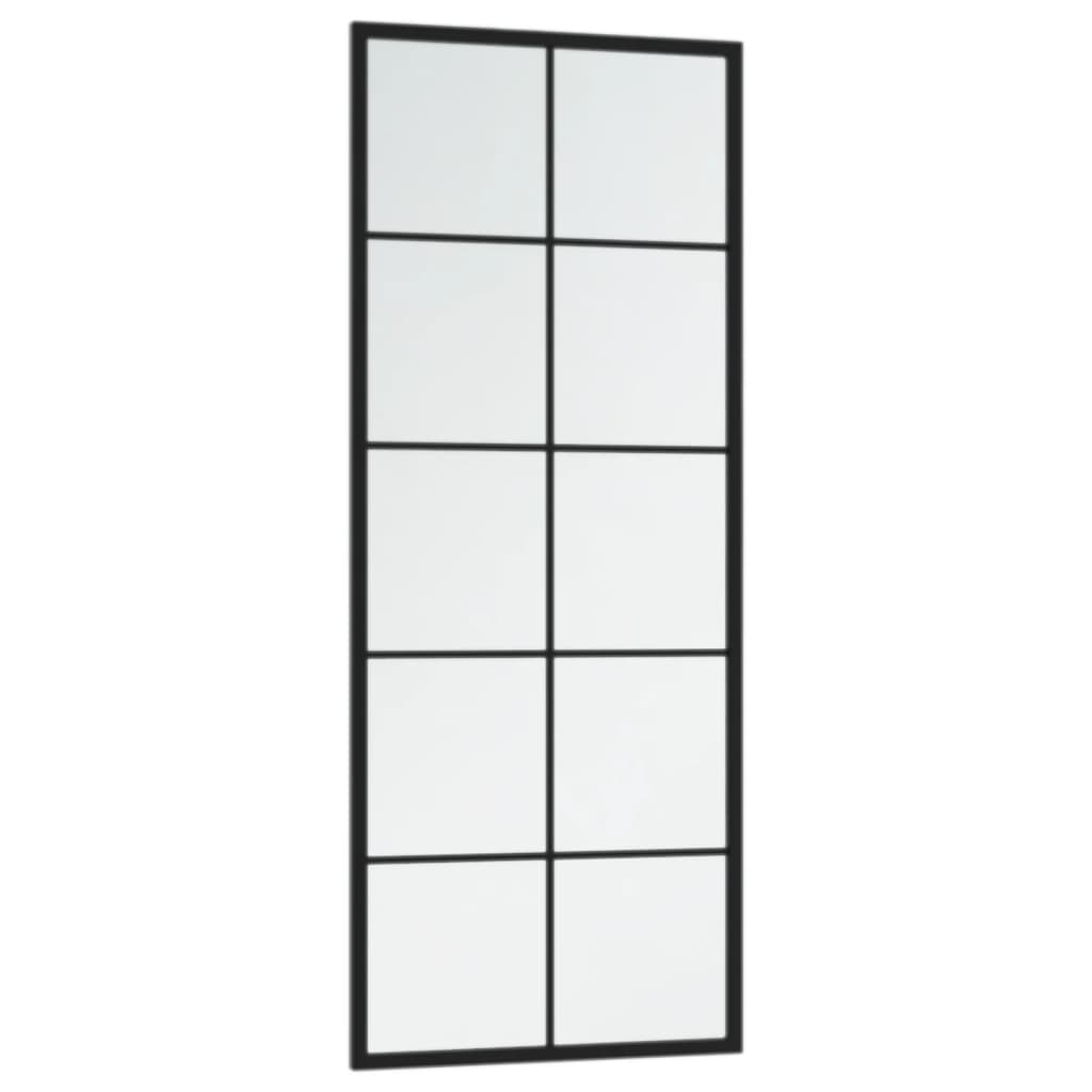 Maison Exclusive - Miroir mural noir 100x40 cm métal - 3