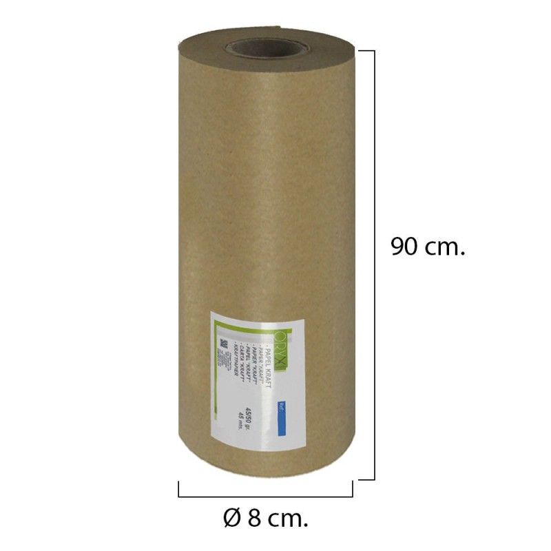 Papier Kraft 45/50 Grammes Rouleau 90 cm. x 45 mètres - 2