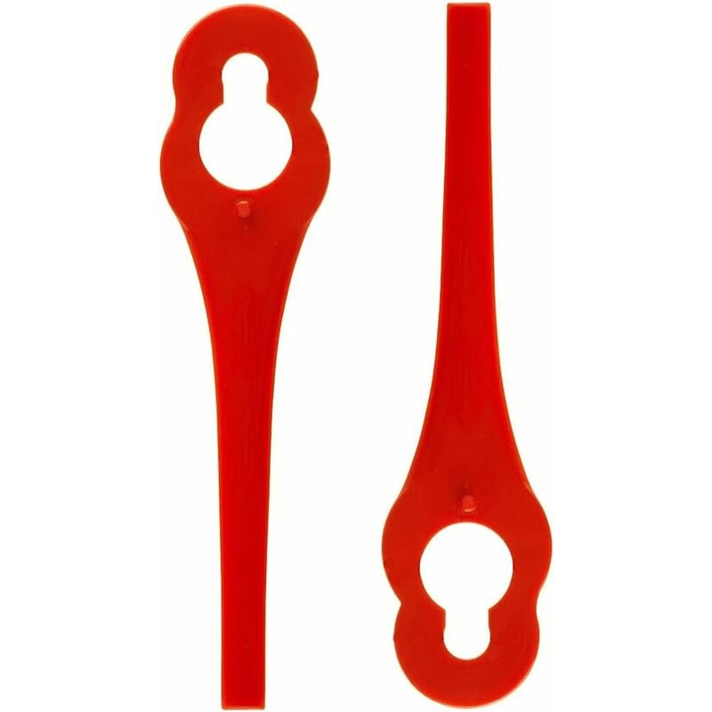 Lot 80 Lames Plastique De Rechange Pour Débroussailleuse Ikra - Couteaux Nylon Compatibles IART 2520, ICGT 2025, Coupe-Bordures Sans Fil