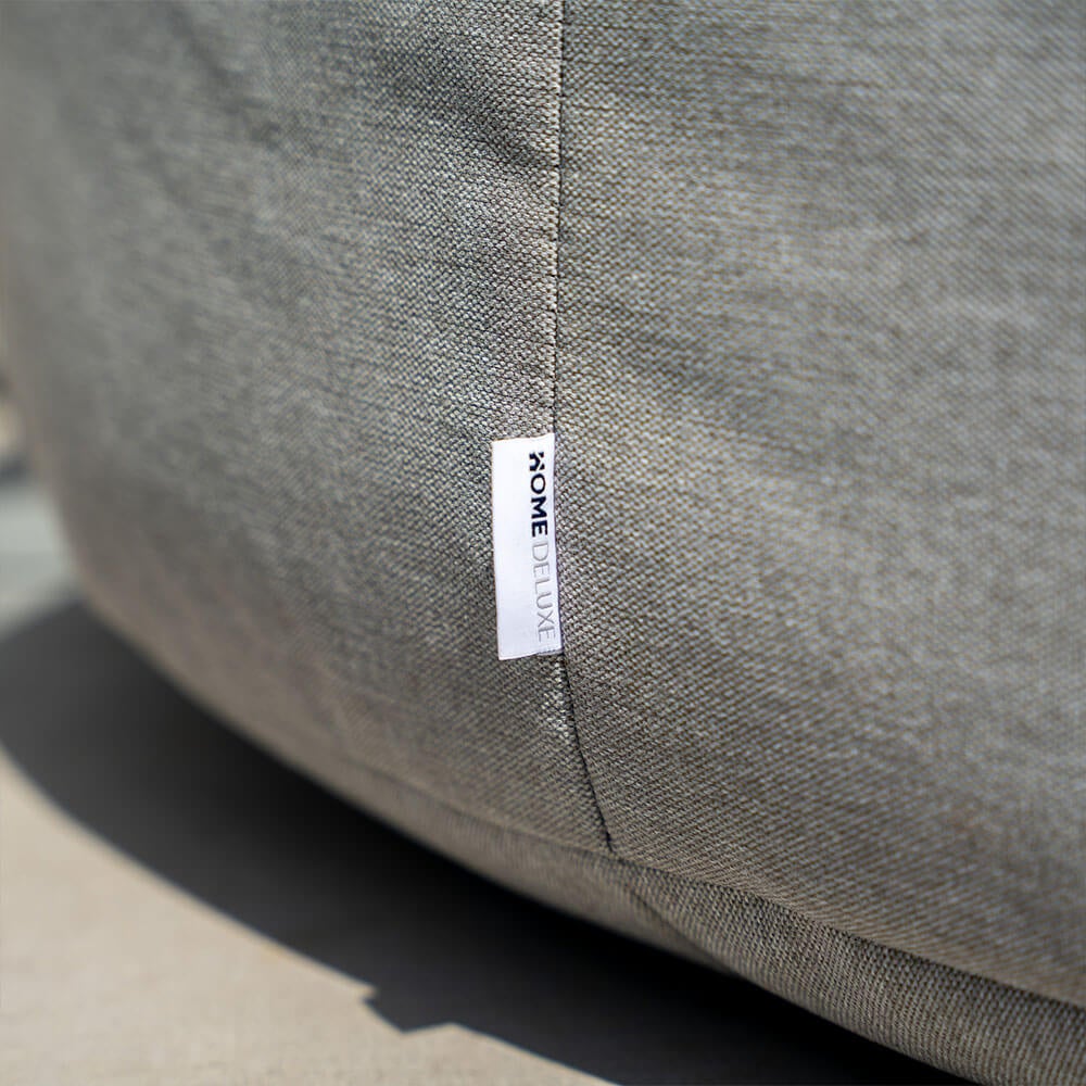 Pouf d'extérieur HOME DELUXE XXL CLOUD - Gris clair | Pouf de jardin Pouf d'extérieur Coussin d'assise Pouf lounge - 2