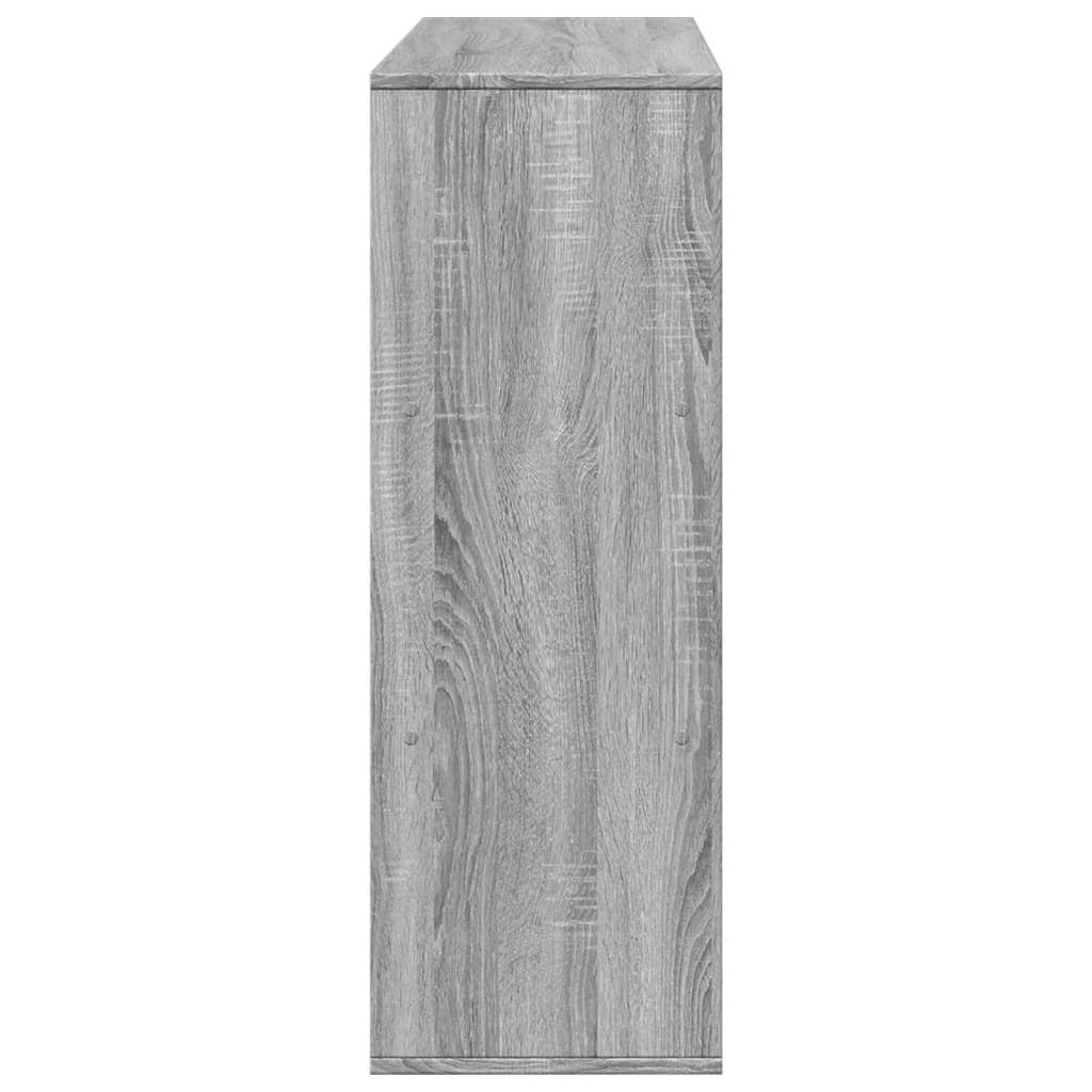 Estantería Librería，Armario de libros/divisor de espacios gris Sonoma 100x33x94,5 cm CFW530807 - 5