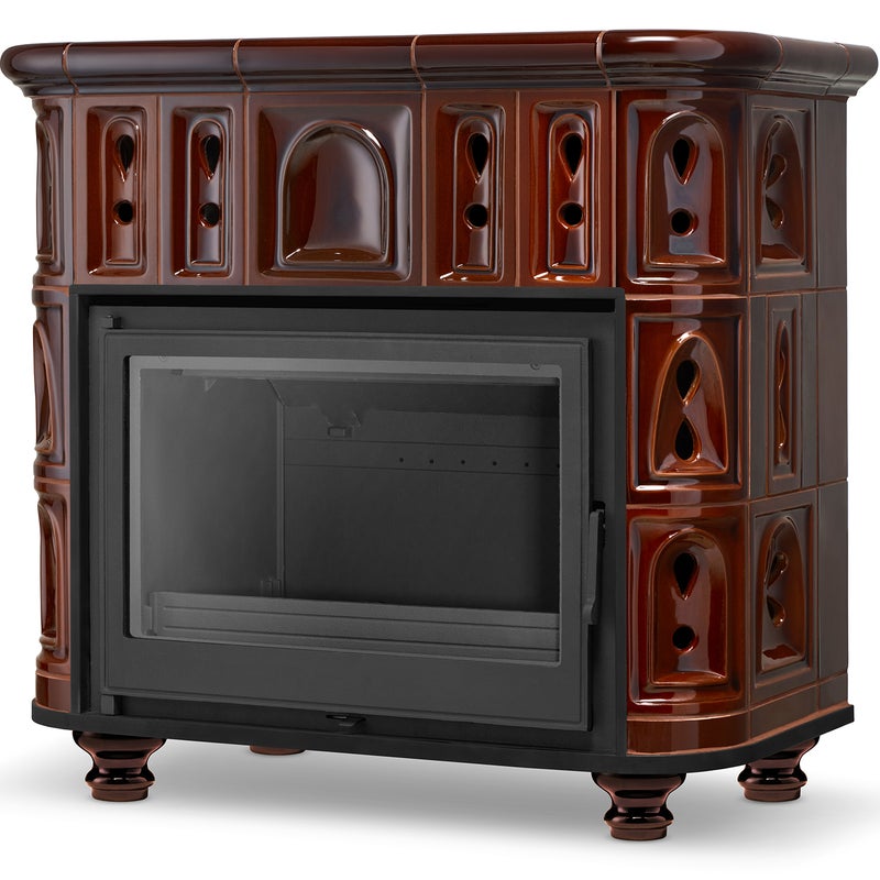 Piec kominek piecyk koza kaflowy ceramiczny obudowa kominkowa BERGEN / OSLO