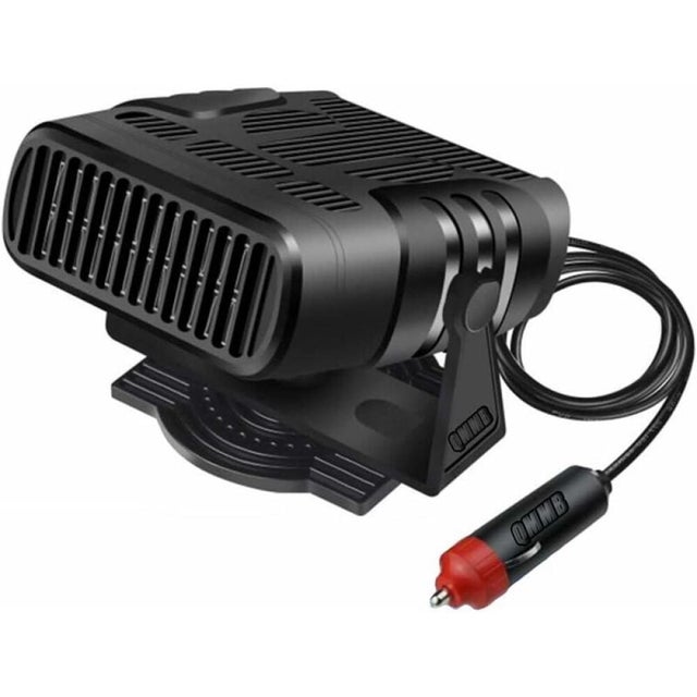 Chauffage de voiture portable 12 V 120 W, chauffage rapide, désembueur de voiture, prise, faible bruit, rotation à 360 degrés, dissipation thermique