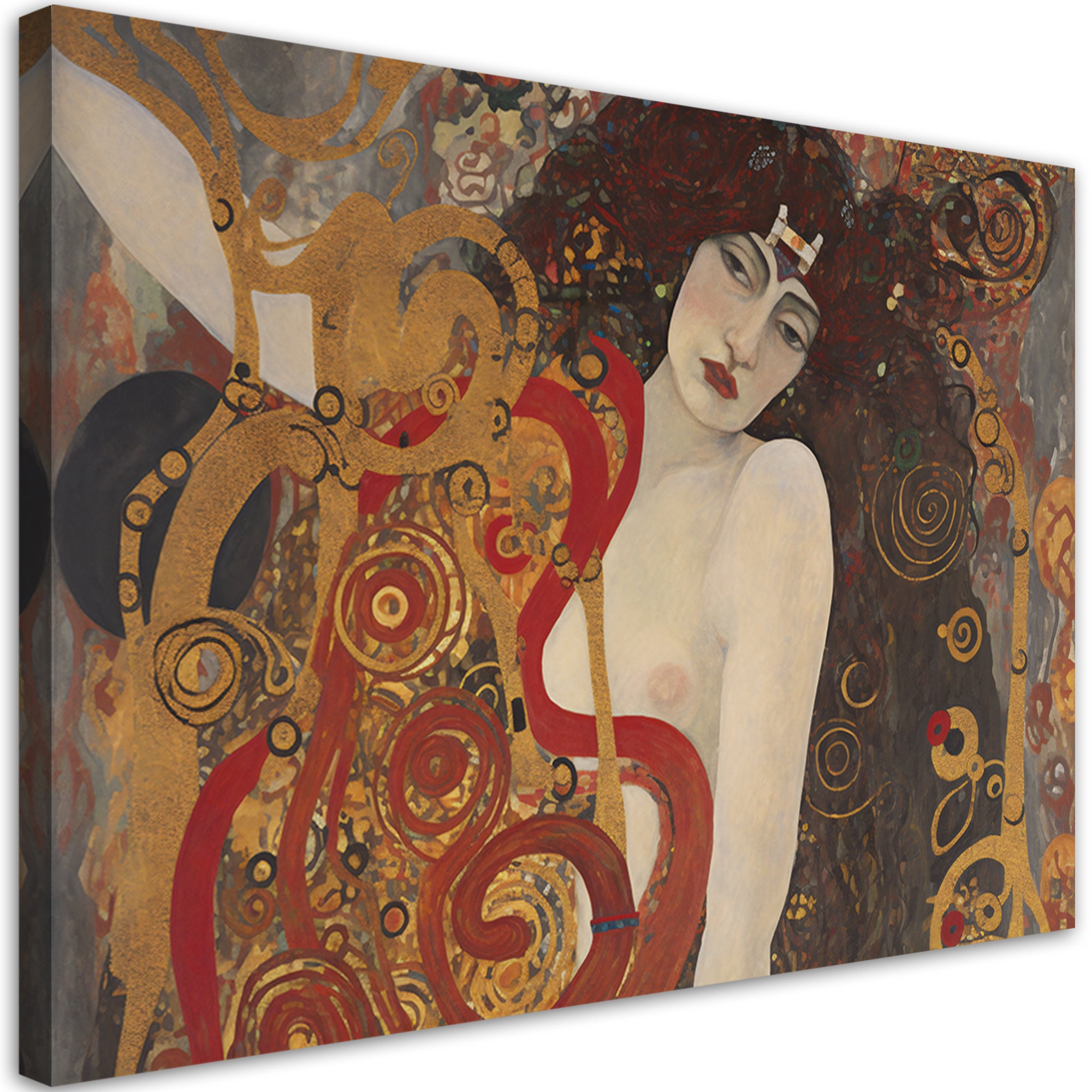 Obraz na płótnie, Kobieca abstrakcja - G. Klimt 100x70