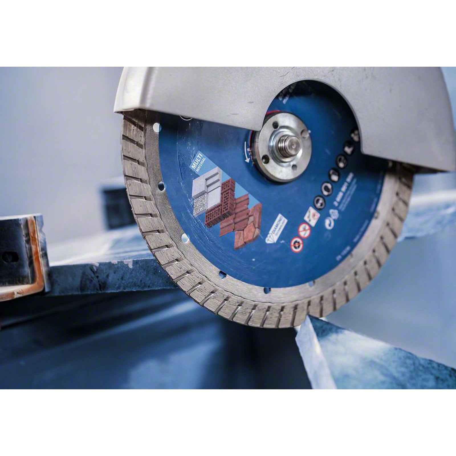Bosch EXPERT MultiMaterial Disques à tronçonner diamantés 230 x 2... - 4