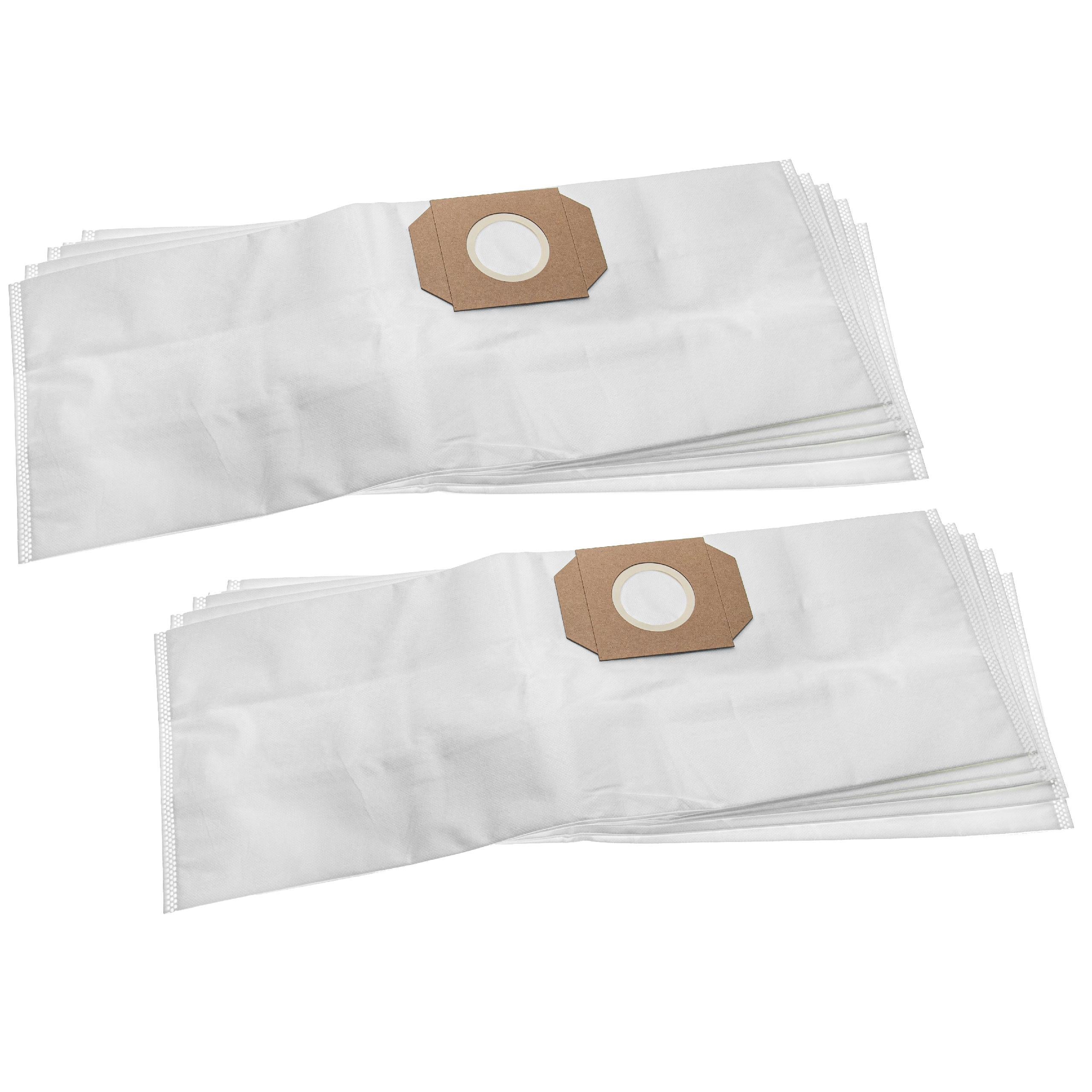 vhbw 10x Sacs compatible avec Thomas Vario 20 S aspirateur - microfibres non tissées, 22,2cm x 61,8cm, blanc - 4