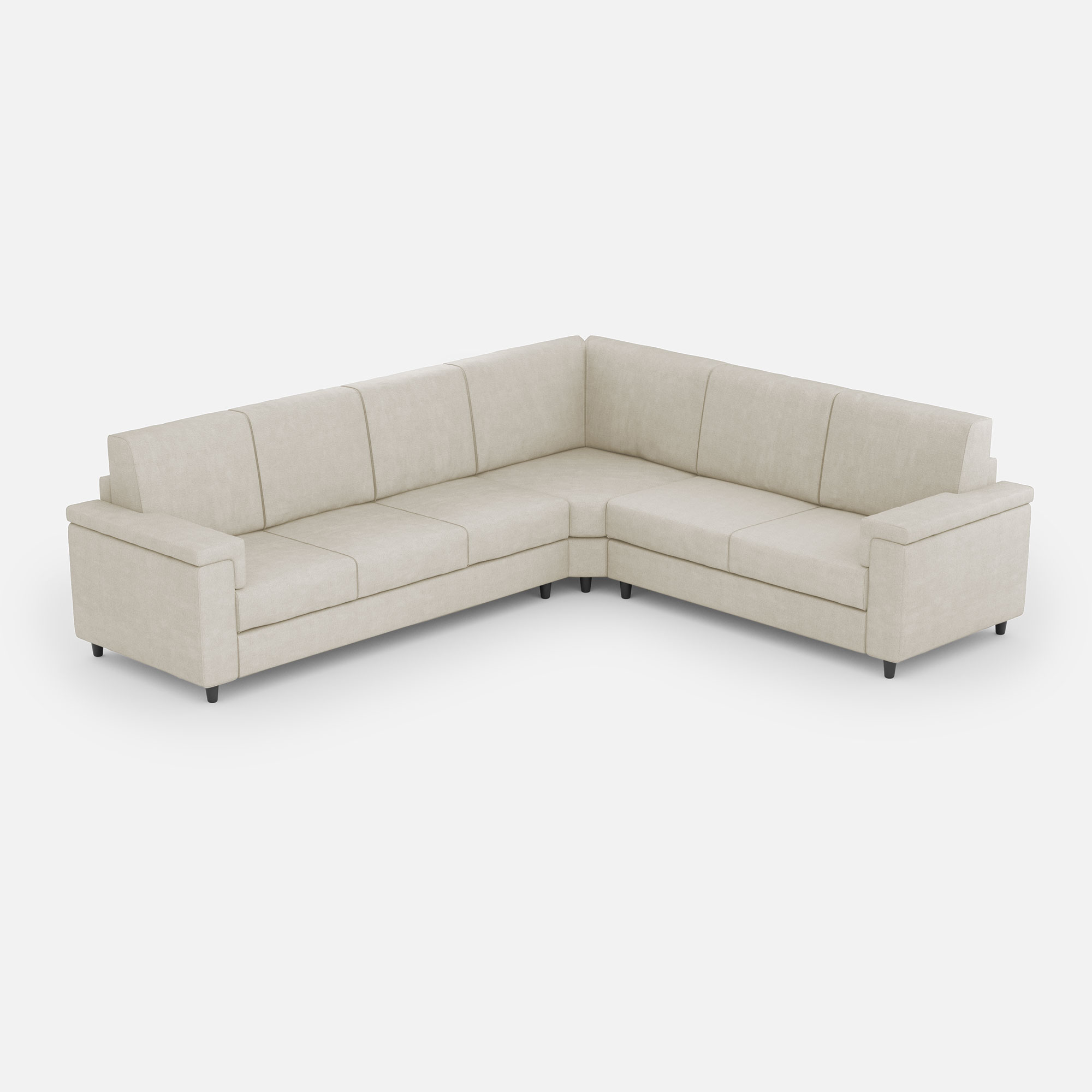 Sofá marrak 3 plazas (tres plazas de 60 cm) + rincón + sofá mediano de 2 plazas (dos plazas de 70 cm) dimensiones exteriores l.286x246 color blanco