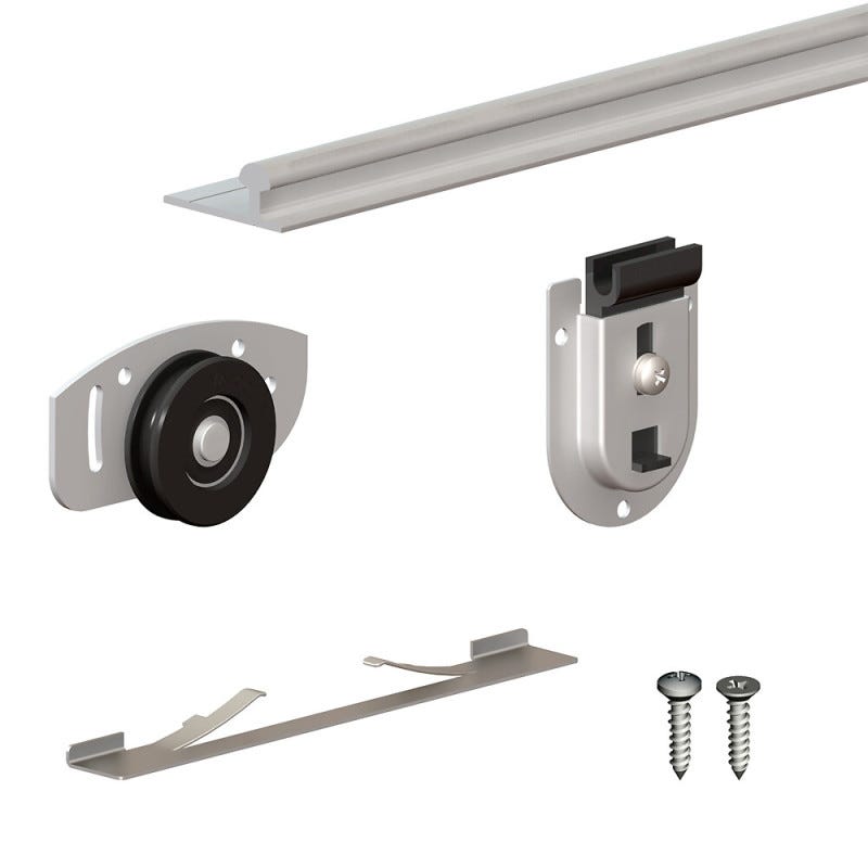 Syst me Coulissant SLID UP 130 Pour 2 Portes De Placard Rail 1 2 M syst-me-coulissant-slid-up-130-pour-2-portes-de-placard-rail-1-2-m