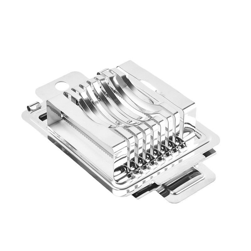 Taglierina Affettatrice Per Uova Acciaio Inox Affettatrice Manuale Multifunzionale Per Uova Sode Per Affettare Funghi Fragole Kiwi Banane Formaggio 98989396