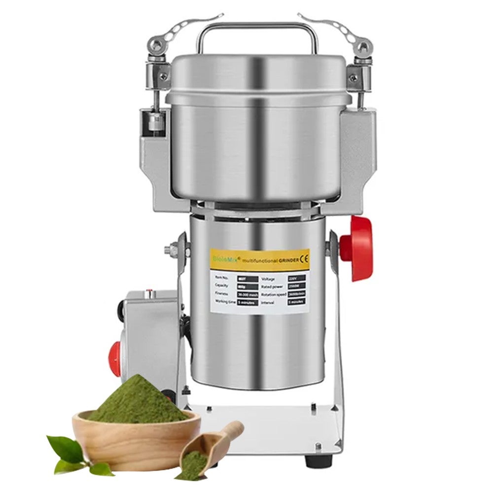 Moulin à Café électrique 550 Ml – Acier Inoxydable – 8 Lames – Pour épices Et Grains – Bleu