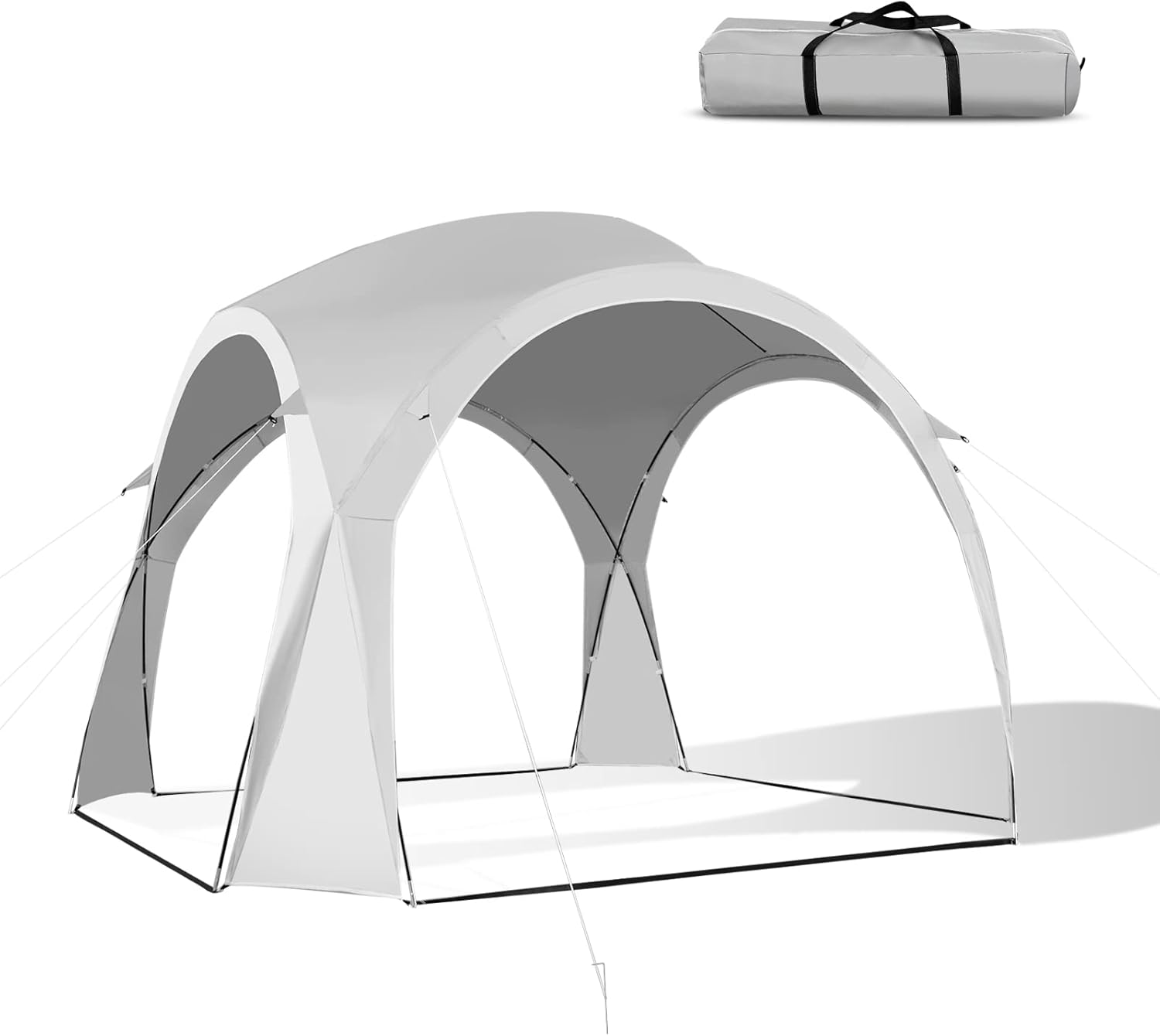 Ombrellone Da Spiaggia Bohémien Con Frange E Nappe – UPF 50+, Asta In Legno, Inclinabile, Con Borsa Da Trasporto