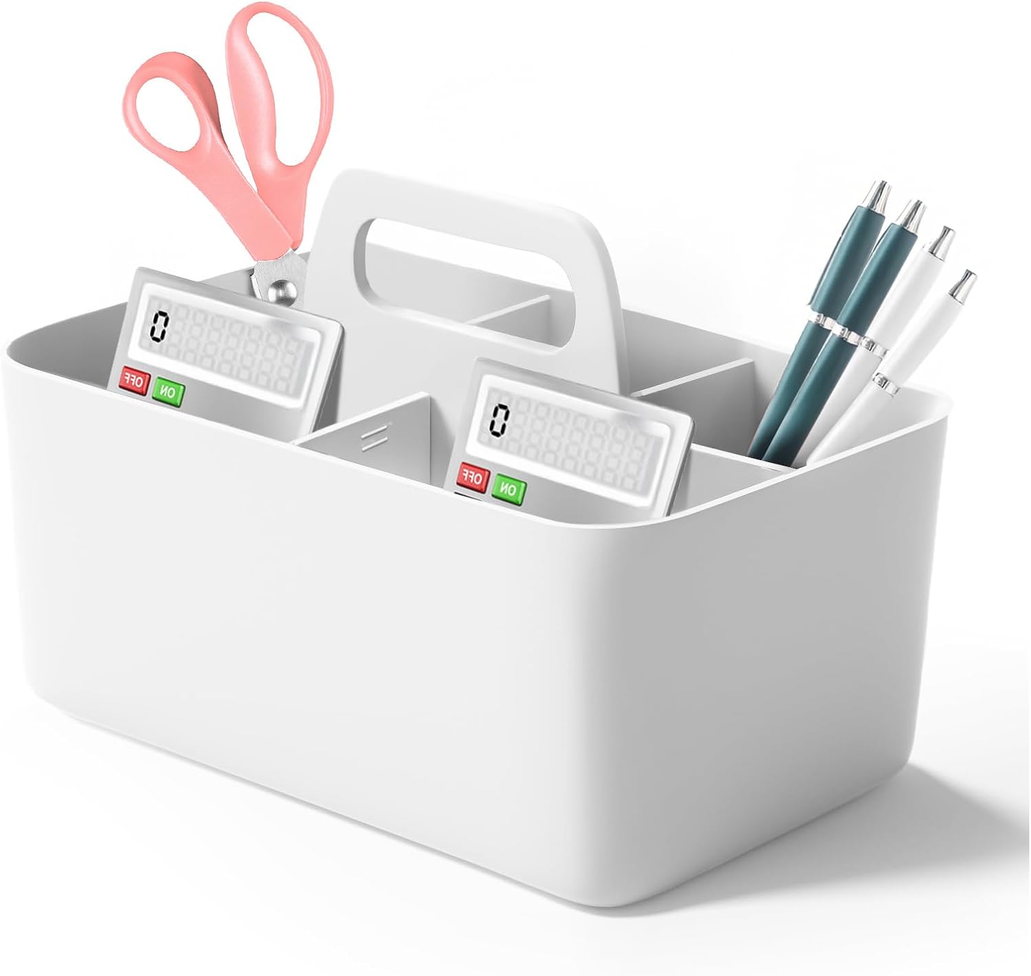Boite De Rangement Plastique LANSKYLAN 4pcs Paniers Rangement Plastique Autocollants - 2 Tailles (27cm Et 14cm) - Pour Tiroir/Cuisine/Salle De Bain Rangement Salle Bain Cuisine