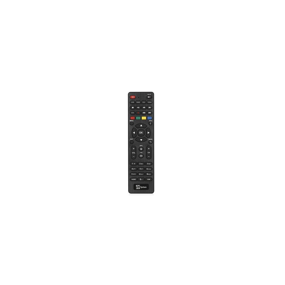 TELE System 58035011 Telecomando IR Wireless Sintonizzatore TV Pulsanti ...