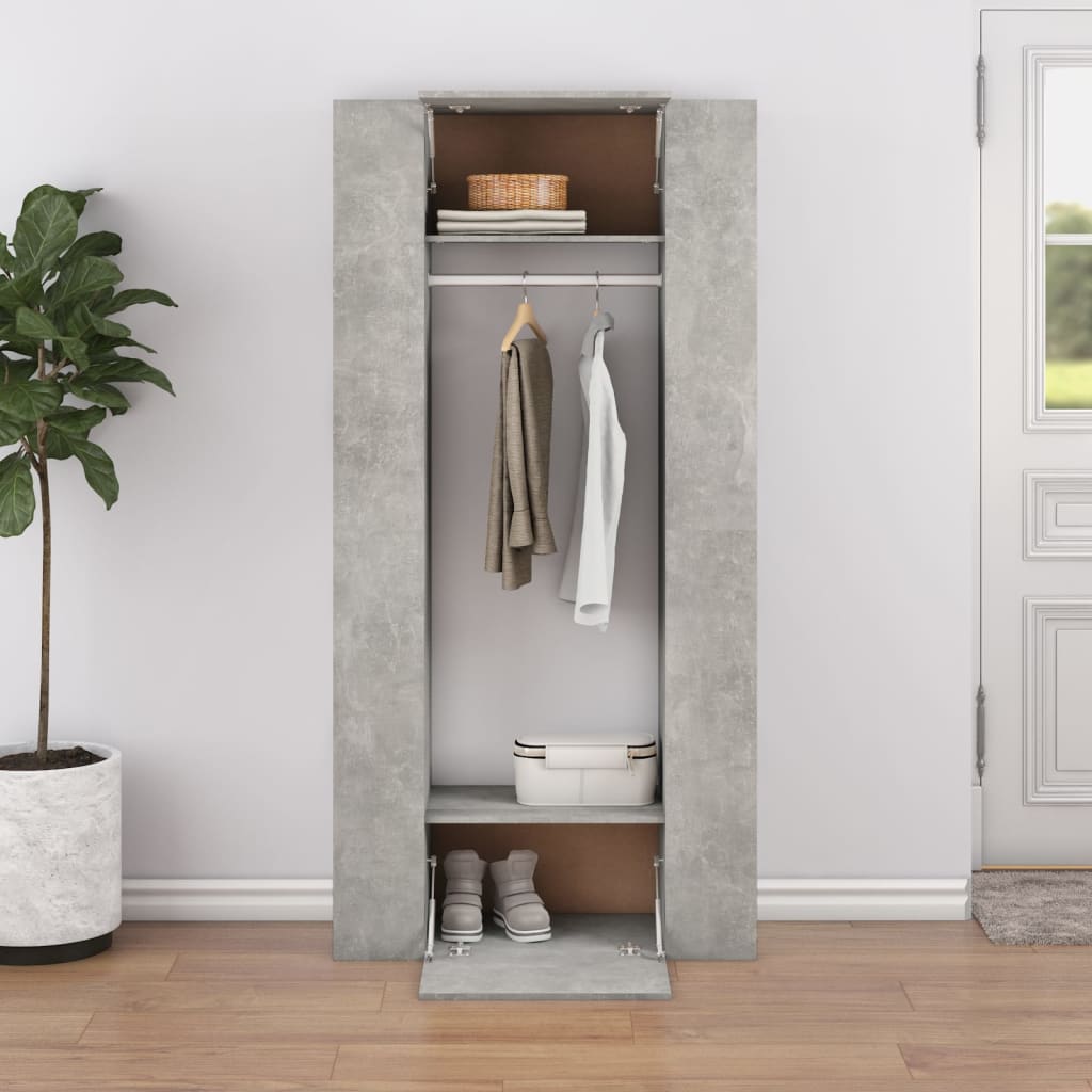 Mobile ingresso con armadietto 95x186 cm bianco lucido IL16