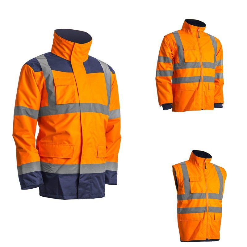 Parka 4 en 1 Coverguard Kanata Orange XXL - 4