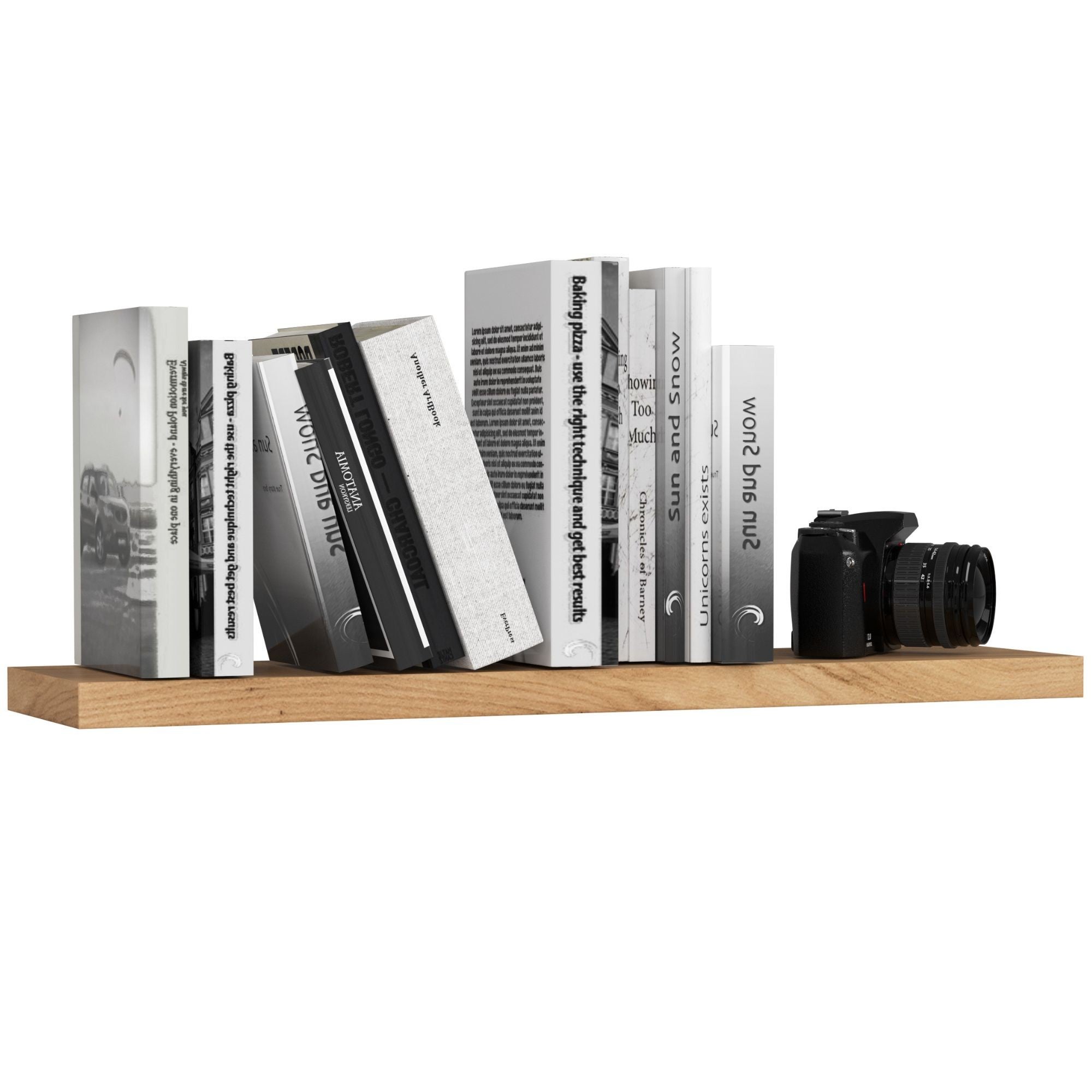Półka AKORD PS4 Dąb Sonoma 80 cm kolor Dąb Sonoma mat 1 półka 80x20x3,2 cm