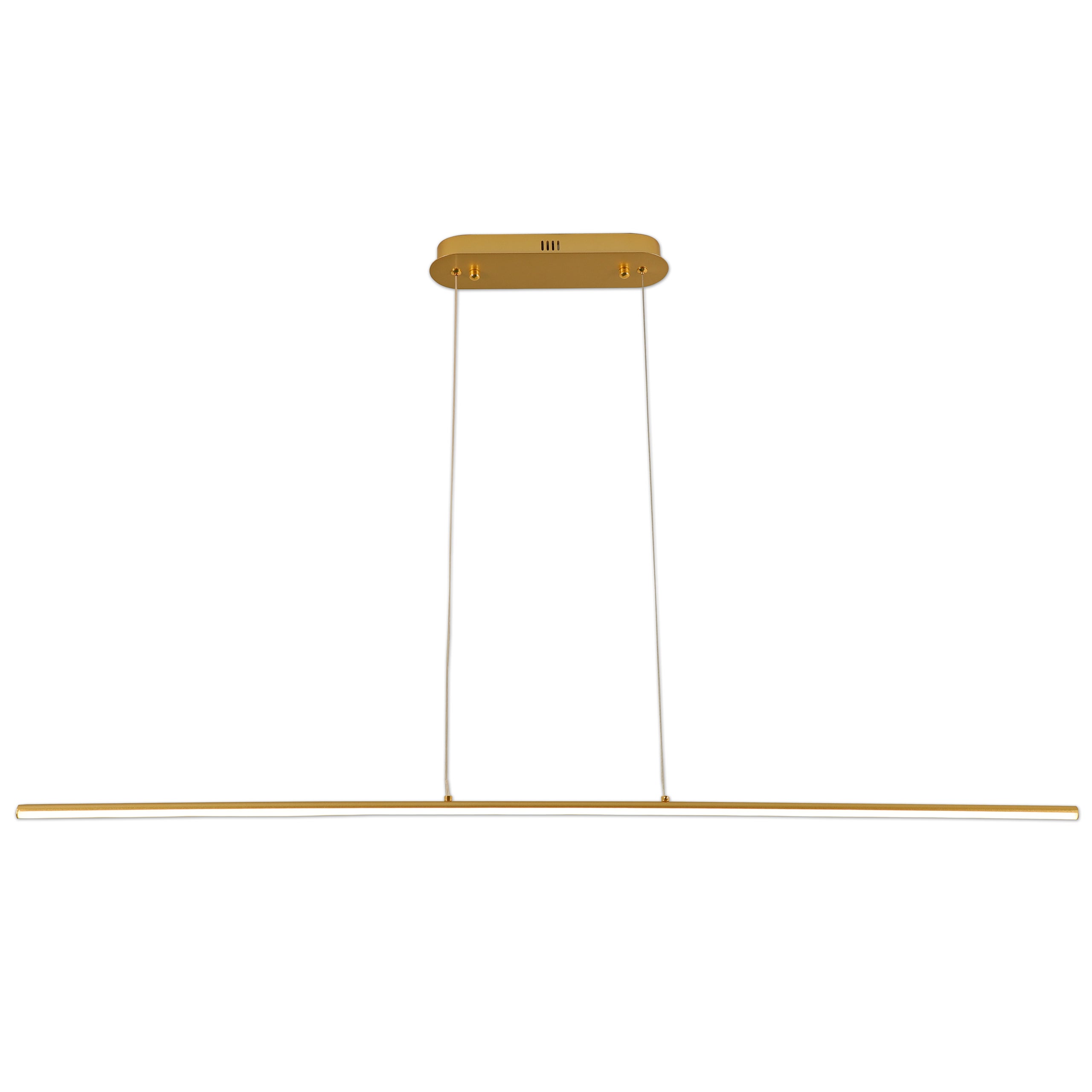 Lampa wisząca sufitowa LED Kiki 20W 120cm IP20 4000K złota żyrandol MasterLED