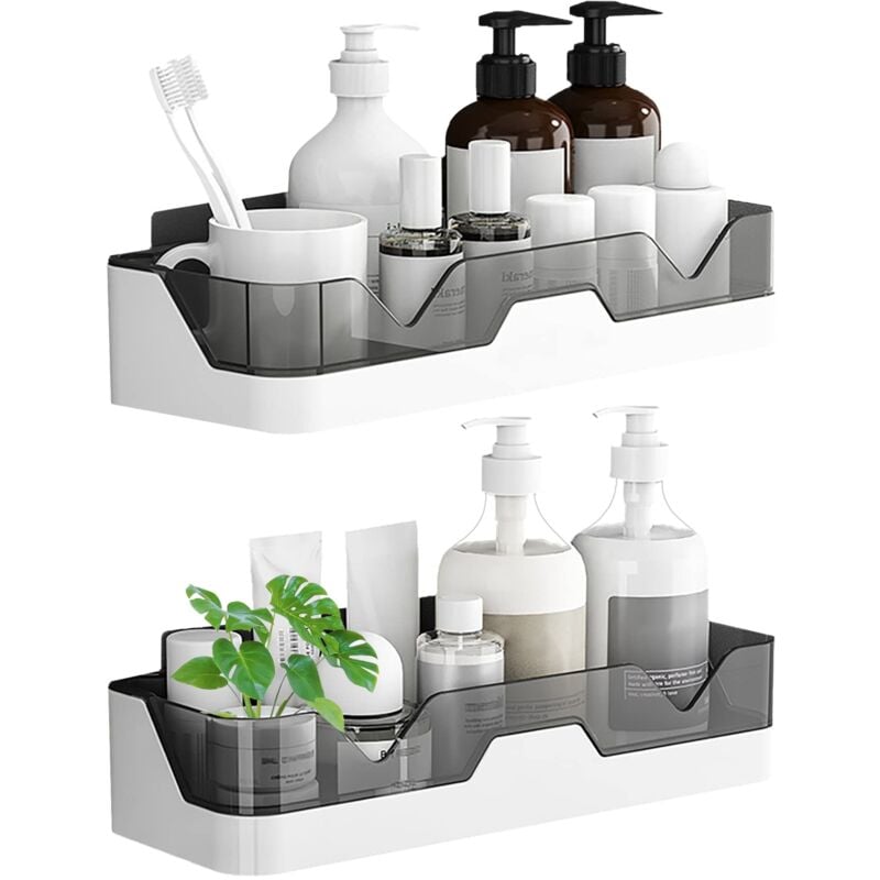 Meuble De Rangement De Salle De Bain "Ilias", Blanc Haute Brillance, 30