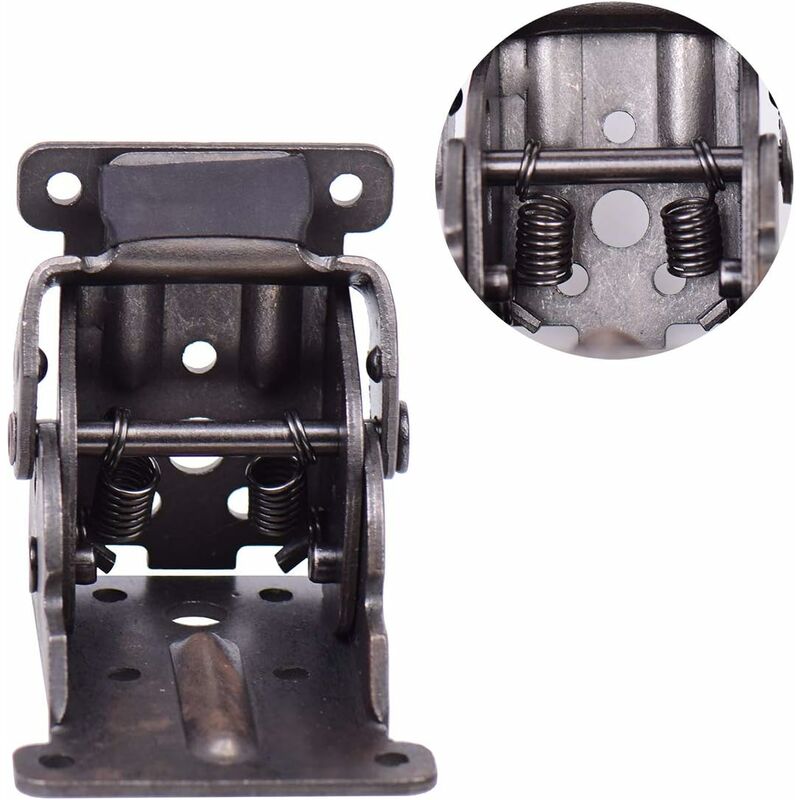 4 charnières autobloquantes, supports de support pliants et goussets pour pieds pliants banc pliant - 5