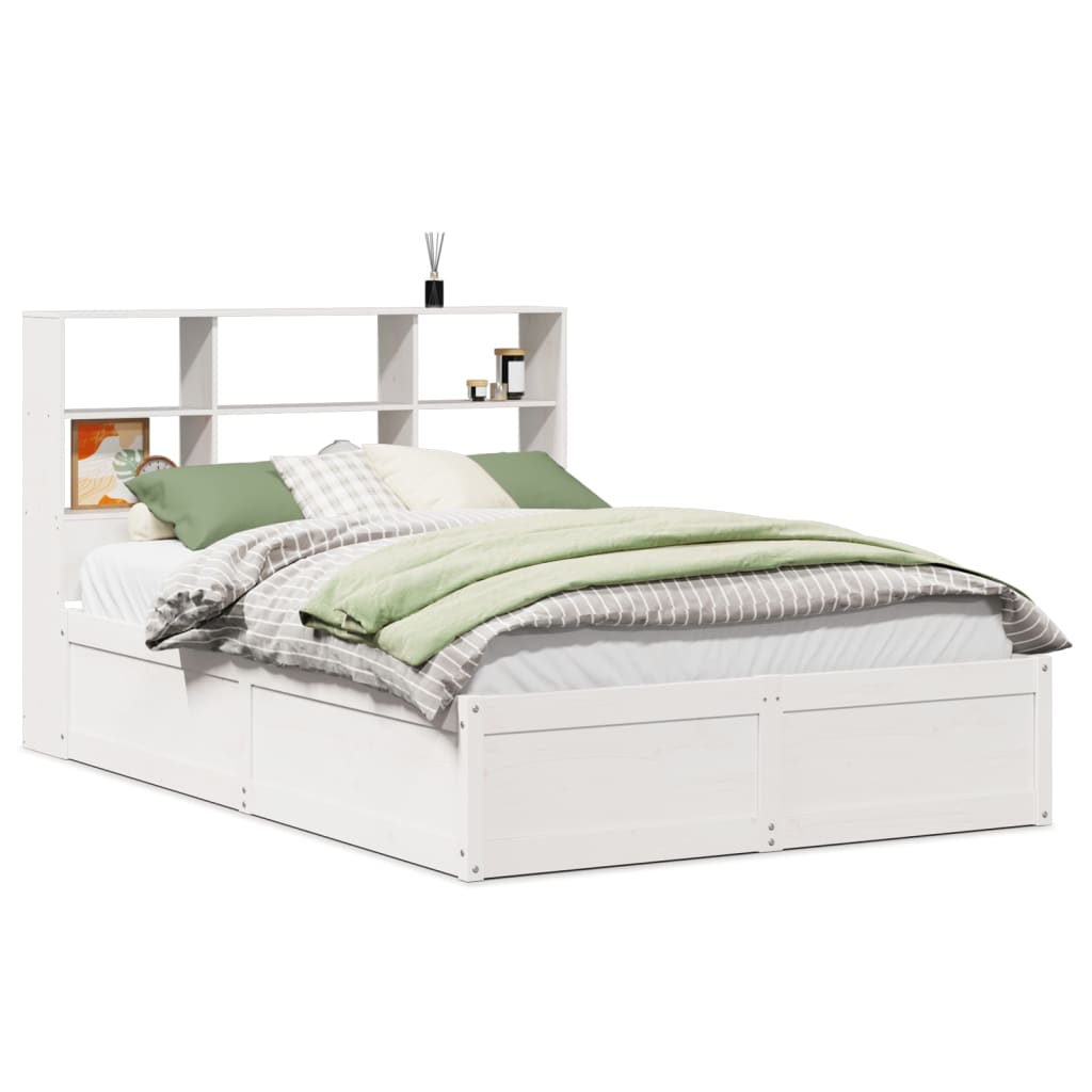 VidaXL Struttura Letto Singolo In Legno Di Pino Massello 90x190 Cm - Naturale
