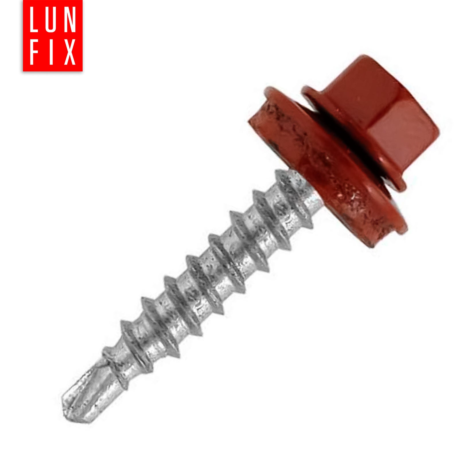 Blachowkręty wkręty farmerskie 4,8x55mm RAL804 miedziany 250szt. - 4