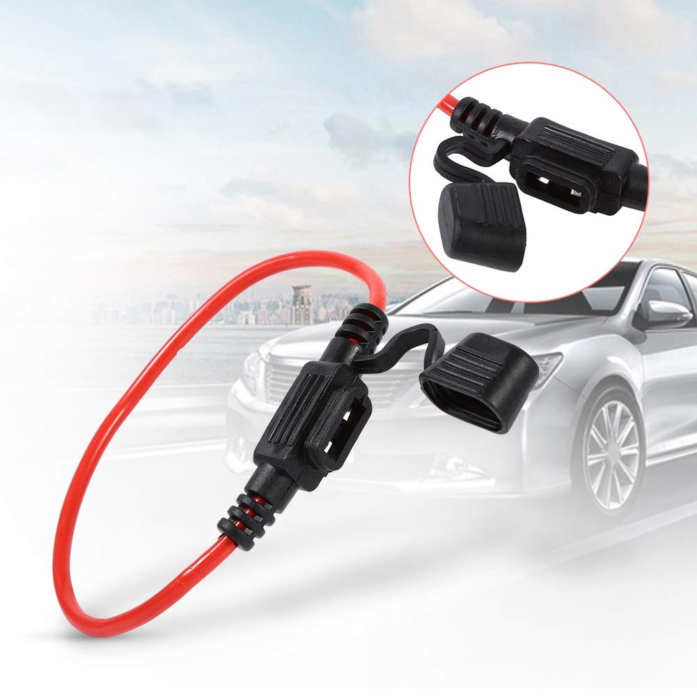 5 Portafusibili A Lama In Linea 12V 30A – Impermeabili E Compatti Per Auto – Kit Ricambio Con Filo