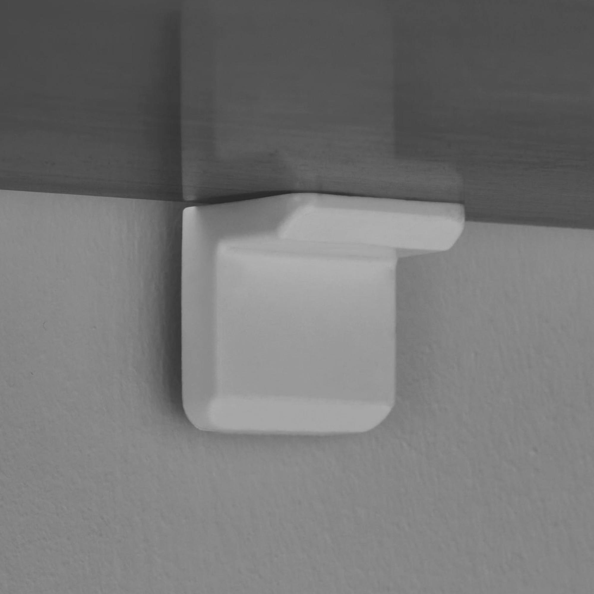 Console de salon ovale effet chêne - pieds en V MARFA - 7