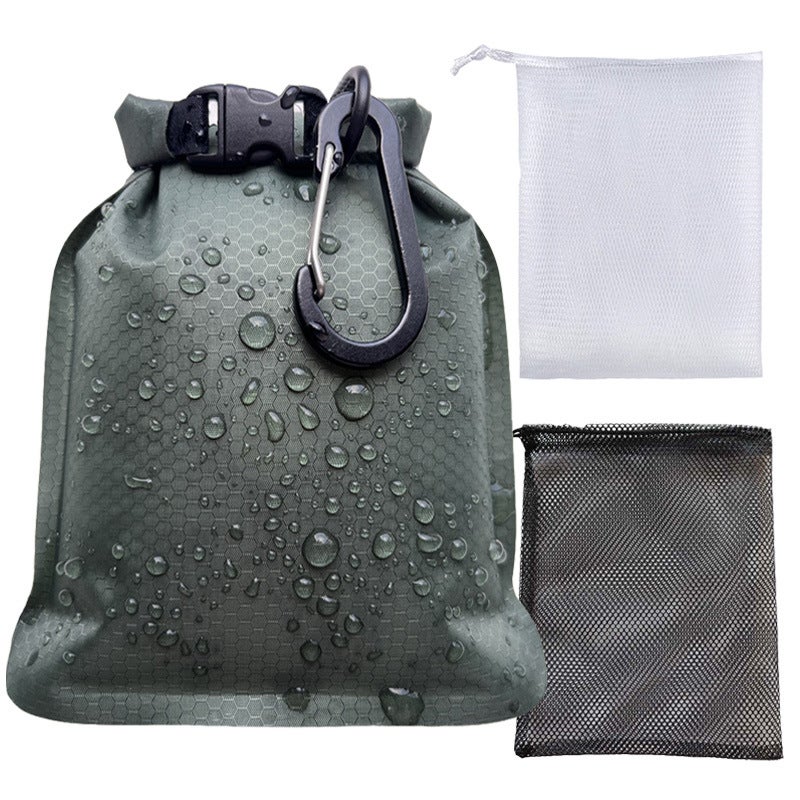 Sac à Savon De Voyage étanche Avec Filet Moussant - Pour Savon Solide, Camping, Sport, Plein Air