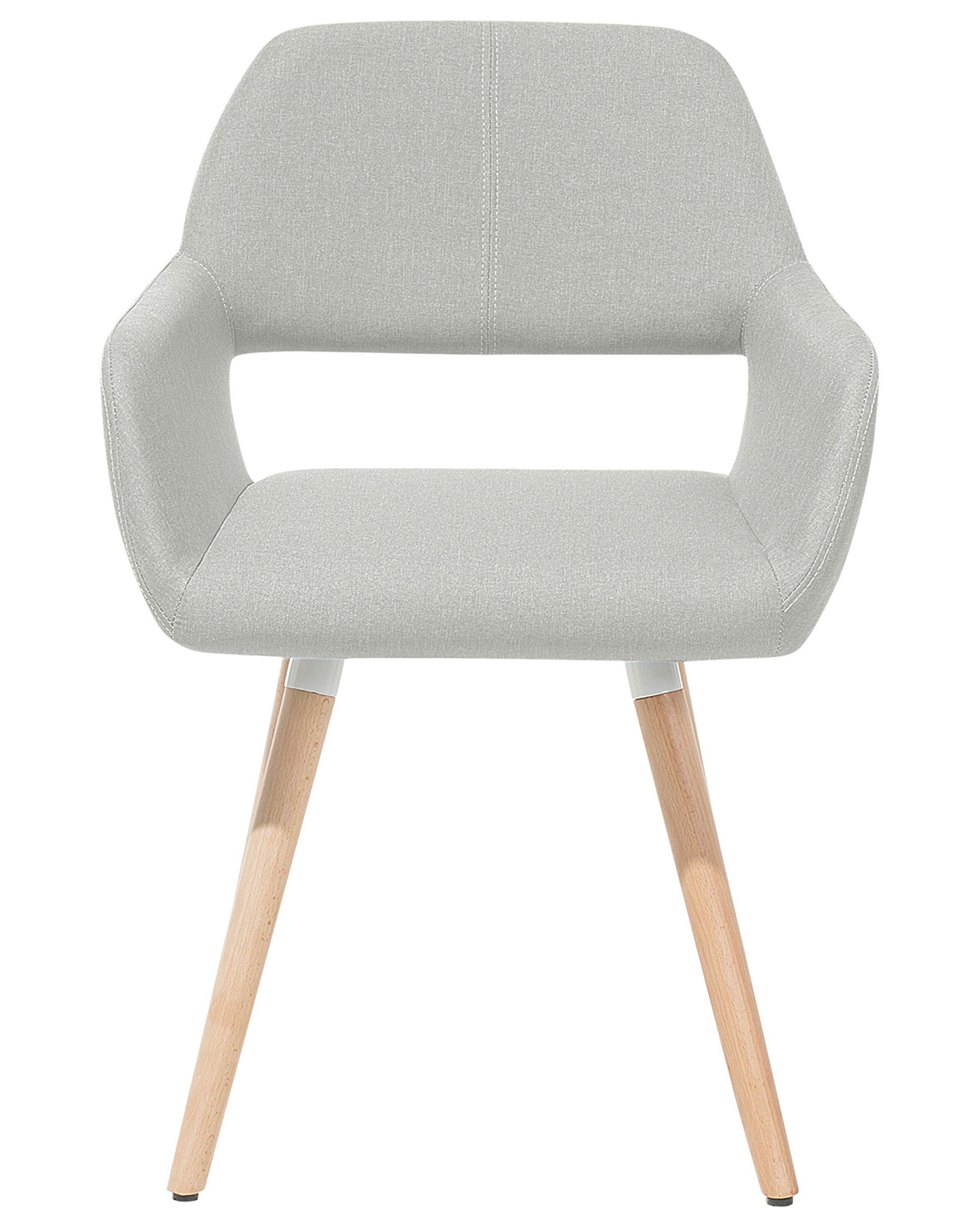 Set di 2 sedie da pranzo CHICAGO Grigio chiaro - 5