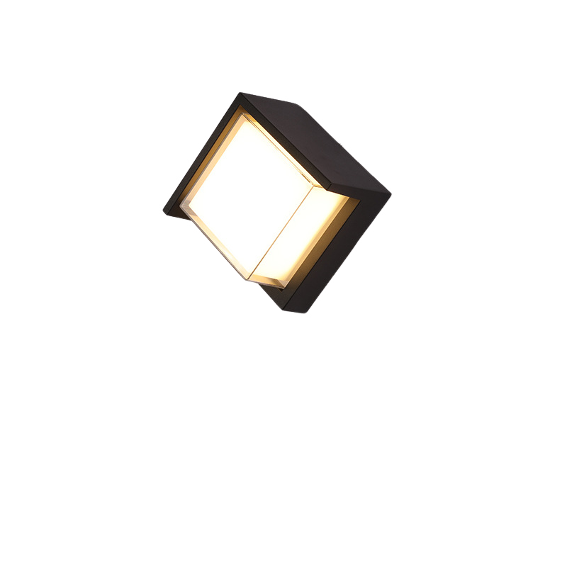 Wodoodporny, nowoczesny kinkiet zewnętrzny LED o mocy 18 W z czujnikiem ruchu, wytrzymały i trwały.