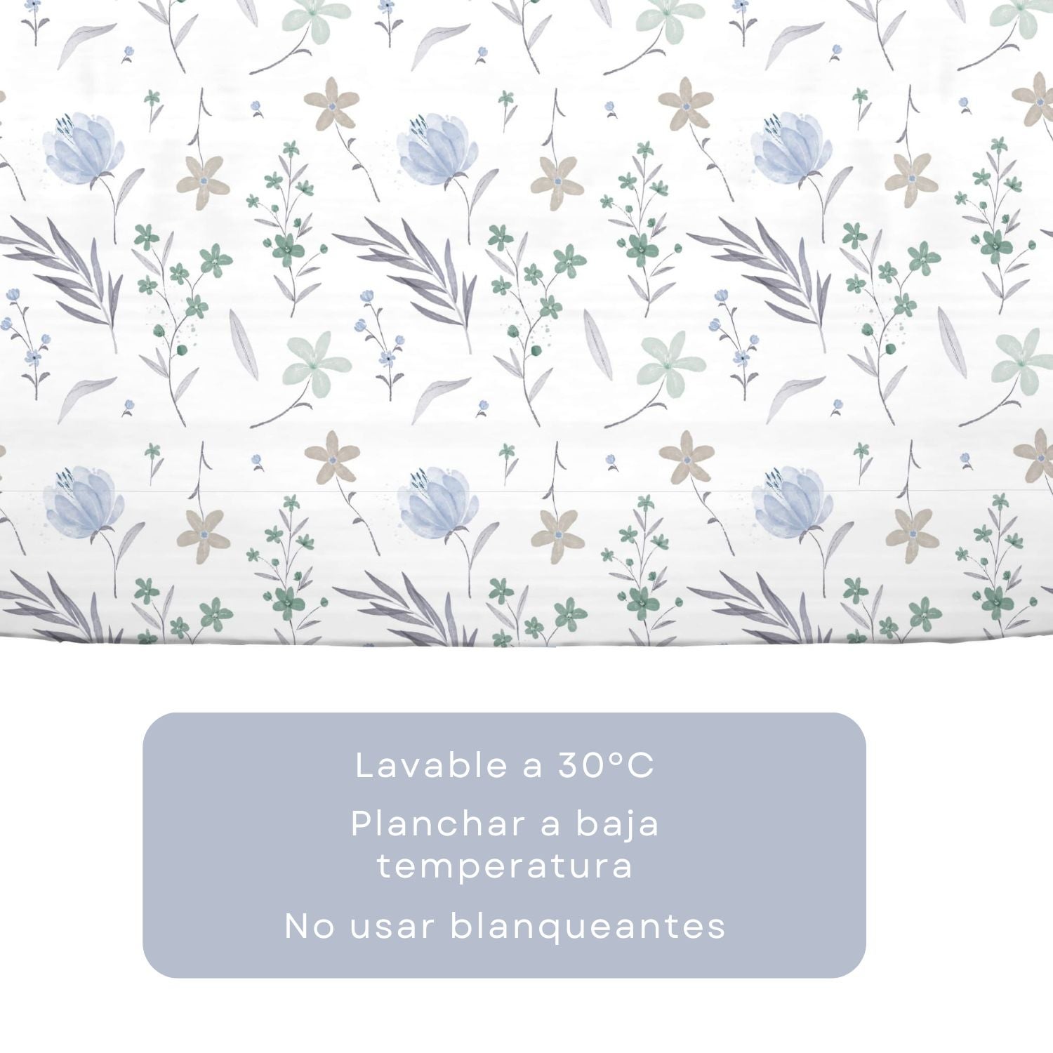Juego Sábanas Microfibra Verano Civel Azul cama 150cm Donegal Collections - 4