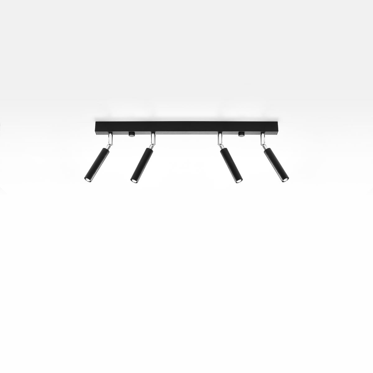 Plafon ASTIX 4 czarny LED 4000K - 60x3x20cm Sollux