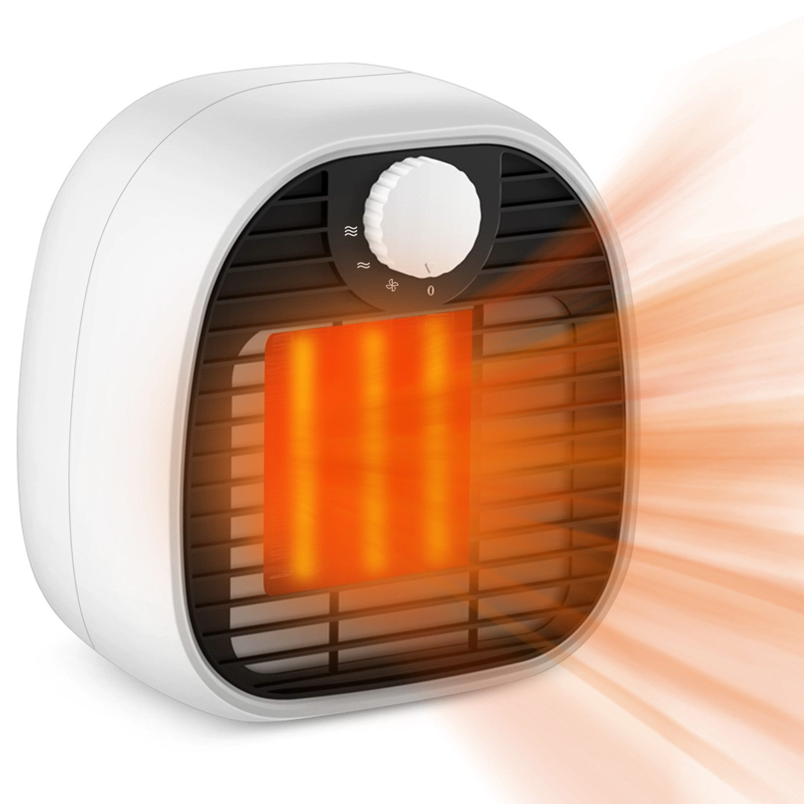 ZMH Calentador eléctrico portátil Calefactor con ventilador PTC y