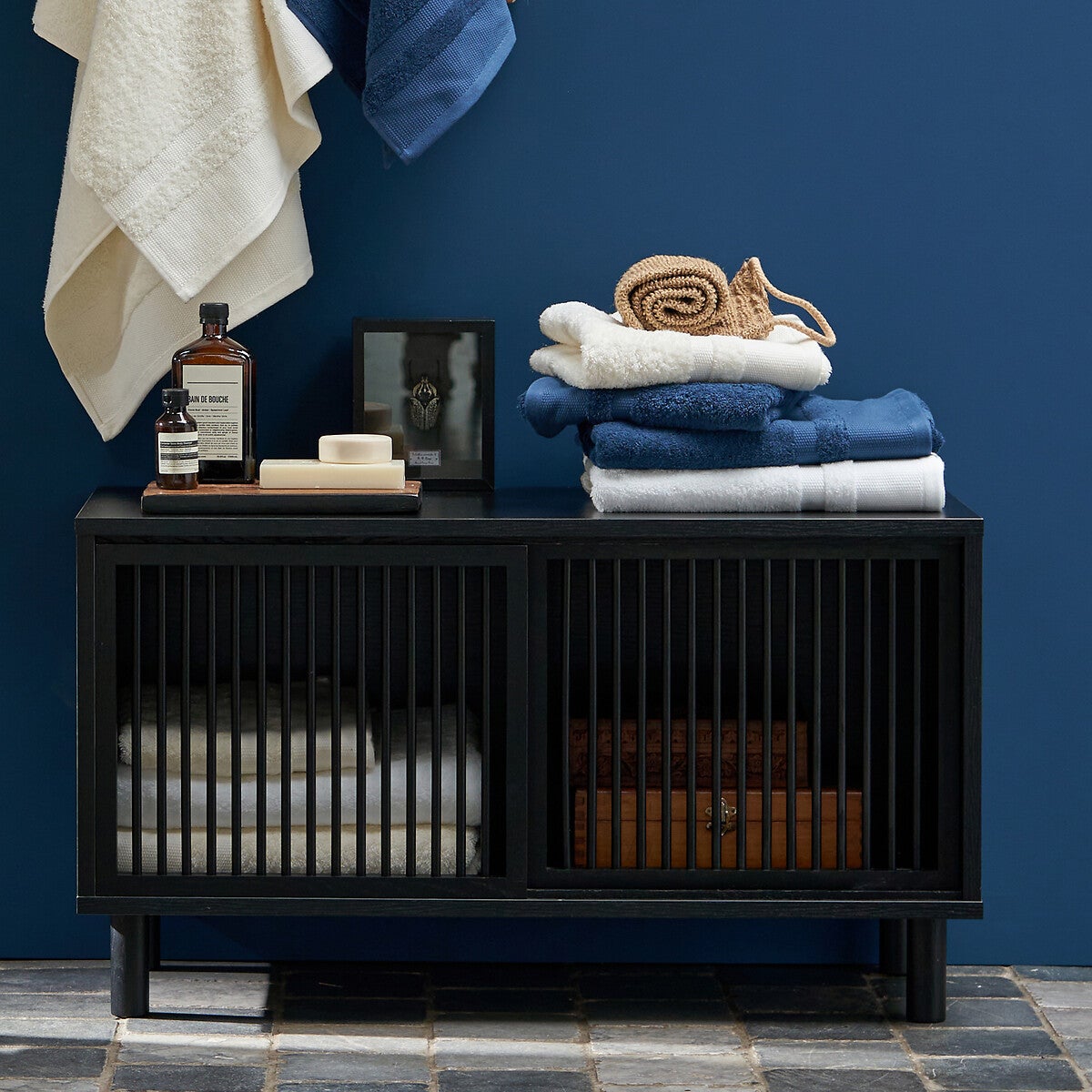 Maxi drap de bain en coton Égyptien 600g/m2, Kheops - Vieux rose - 86 x 150 cm - 8