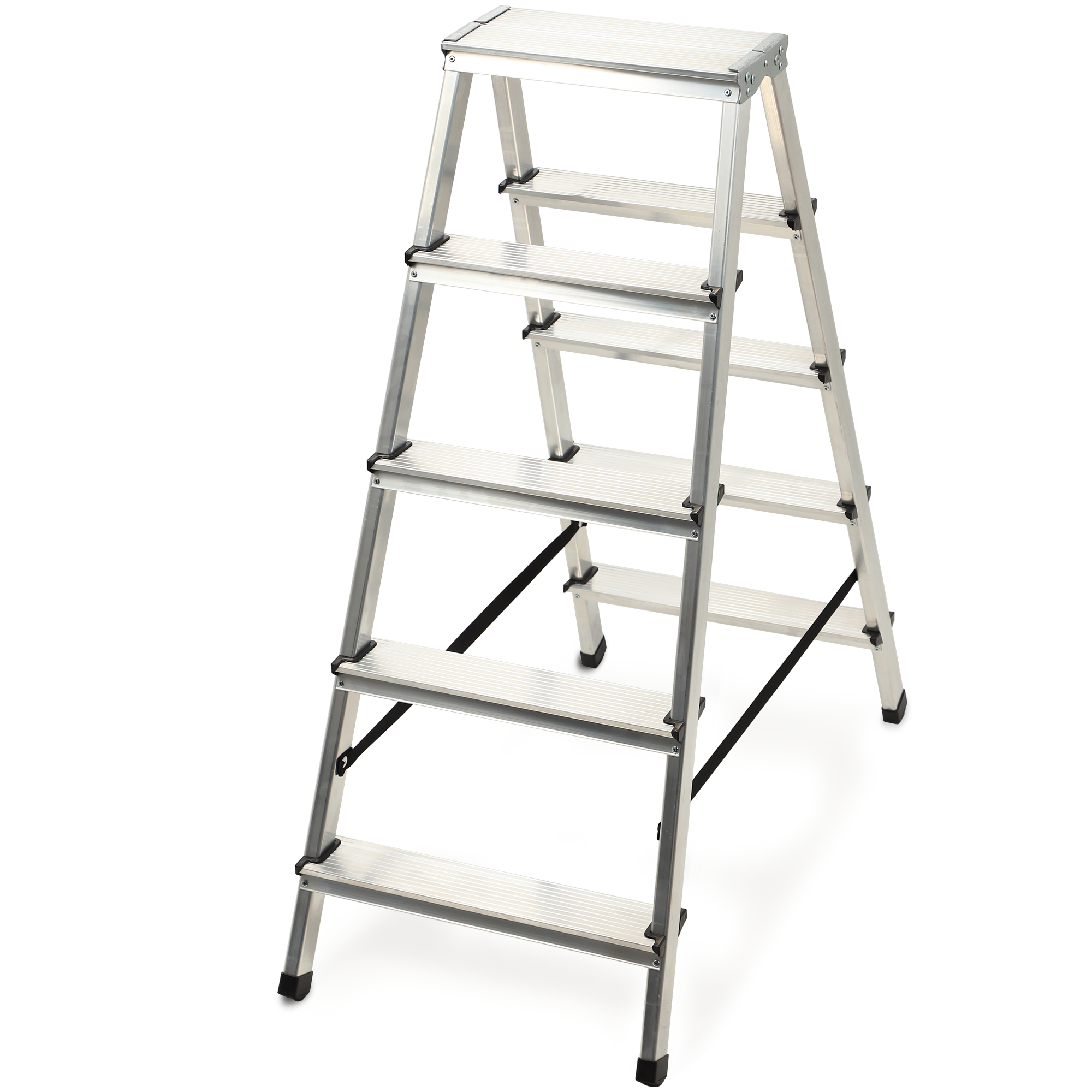DRABINA ALUMINIOWA SKŁADANA 5 STOPNIOWA DOMOWA MOCNA 125kg PRODUKT POLSKI