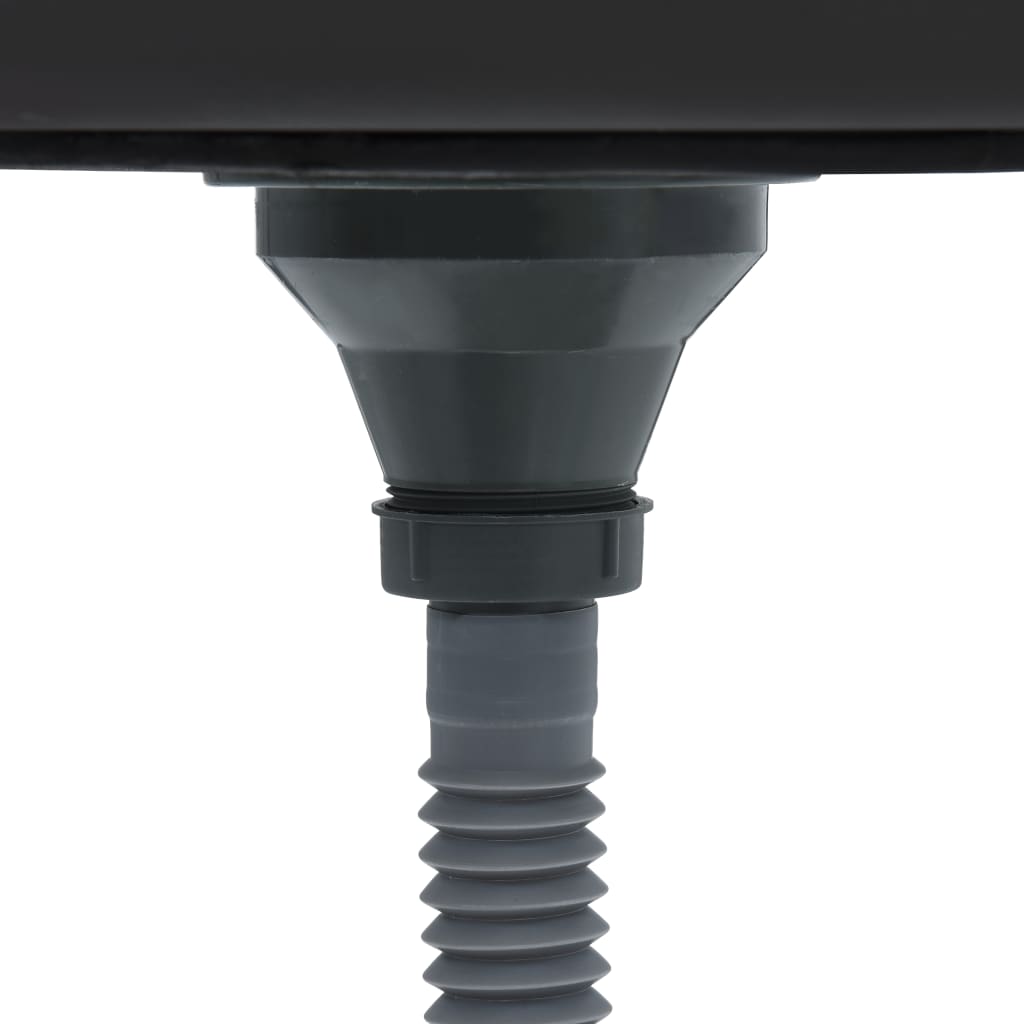 Lavello da cucina fatto a mano 75 x 44 cm acciaio inox argento 02_0002469 - 5