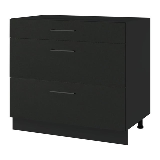 Cuisineandcie - Casserolier Lovia Noir Mat L 90 cm
