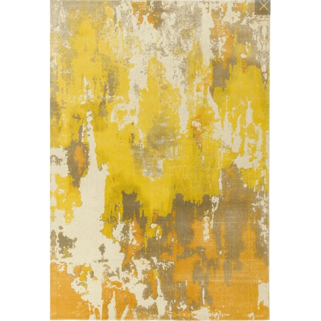 Tapis de salon moderne laine fait main ORBIT 160x230 cm