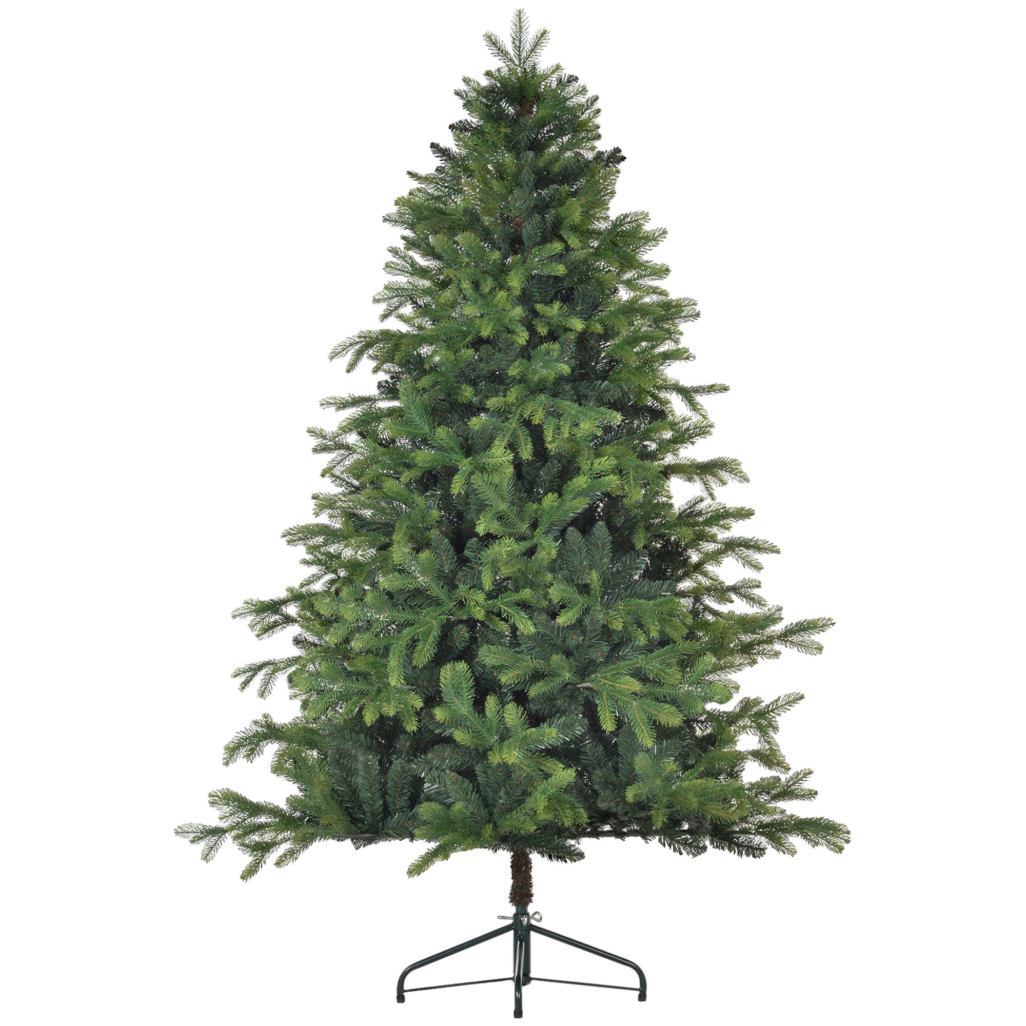 Albero di Natale artificiale Verde Quebec con base metallica 7house