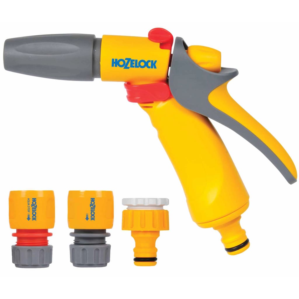 Pistola De Agua Hozelock Jet Spray - Con 3 Modos De Pulverización, Gatillo Bloqueable Y Control De Flujo