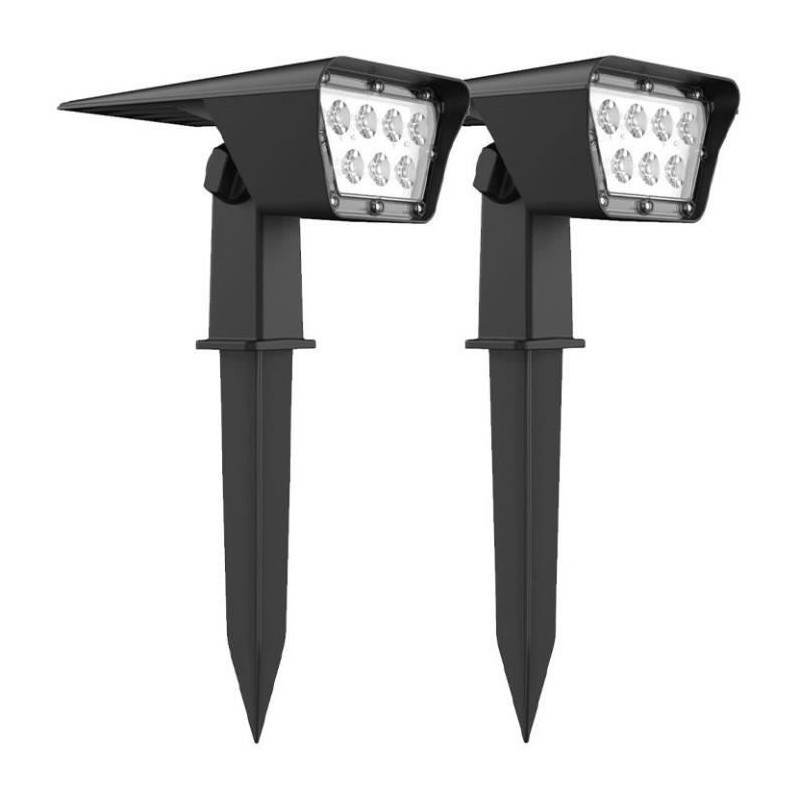 2 reflektory CURTIS 200LM z reflektorami słonecznymi