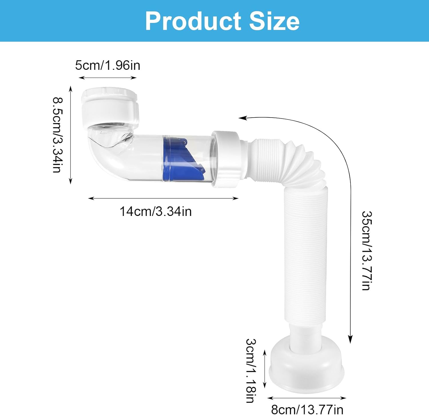 Manguera de desagüe flexible G1-1/4