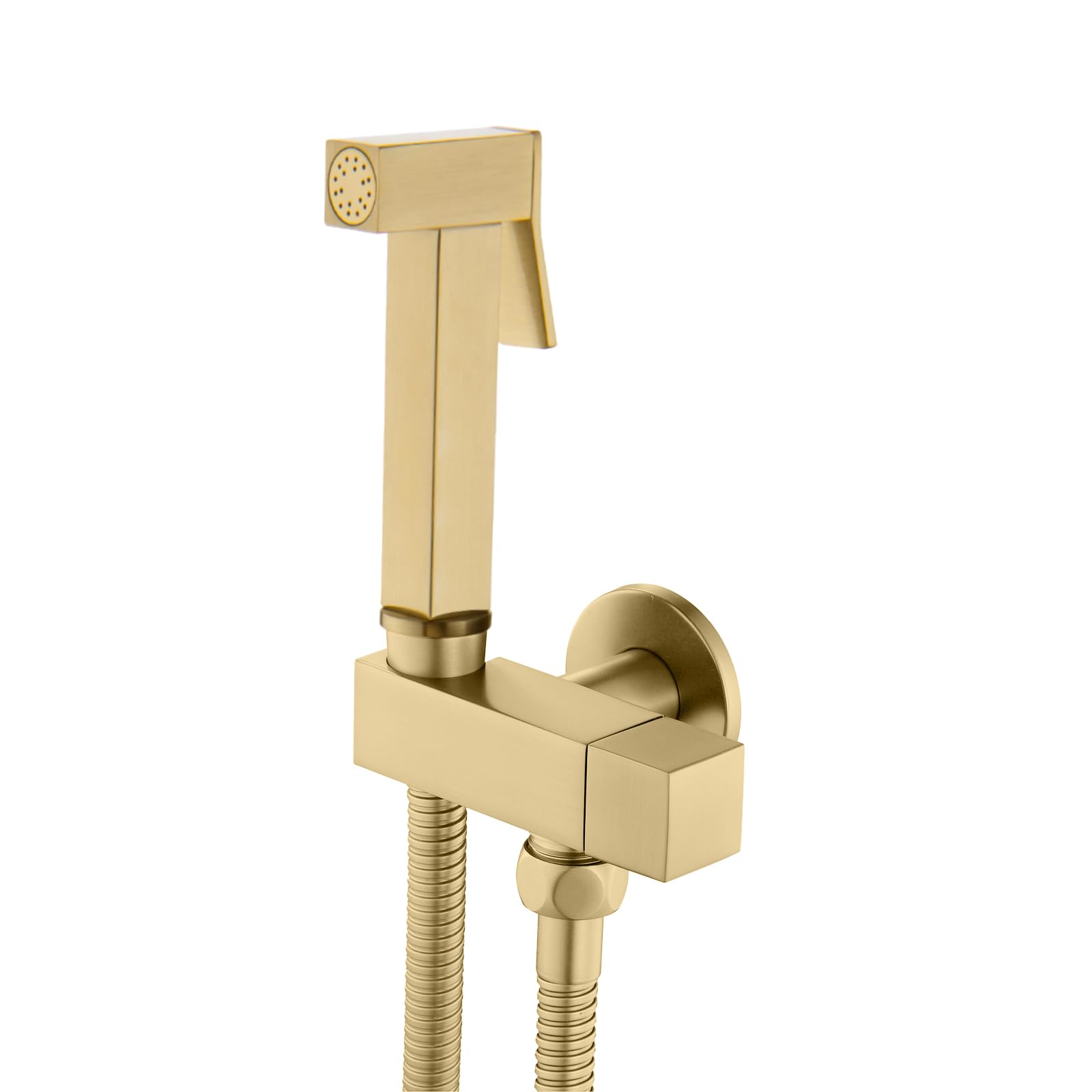 Bidet Sprayer, Brass Toilet Sprayer Kit Wall Mounted Handheld Bidet Sprayer Toilet Sprayer for Bidet