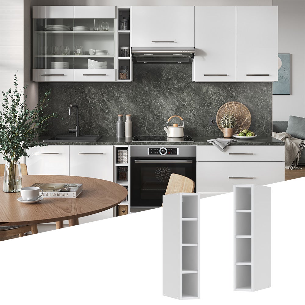 Vicco Armoire suspendue Fame-Line, Blanc, 15cm - 2