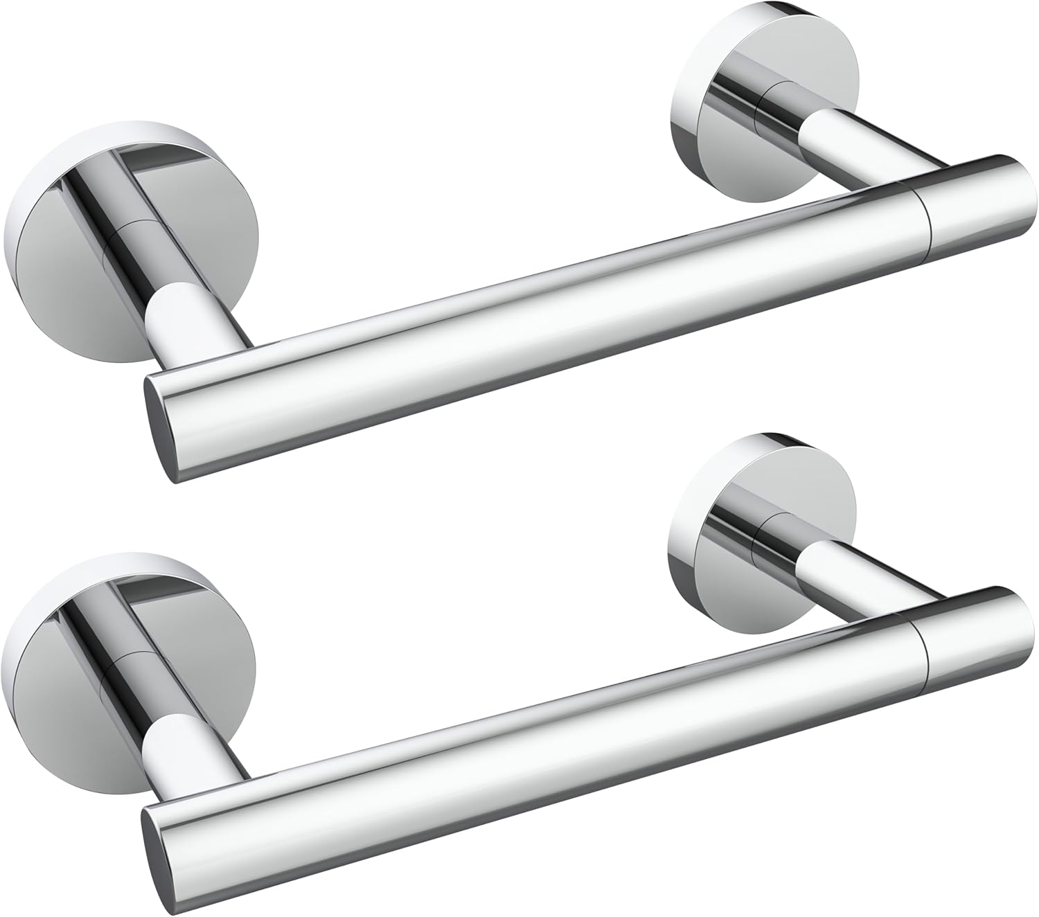 Błyszczący srebrny uchwyt na papier toaletowy 21*9*5 cm 2-kolumnowy obrotowy uchwyt na papier toaletowy ze stali nierdzewnej, ruchomy, ścienny